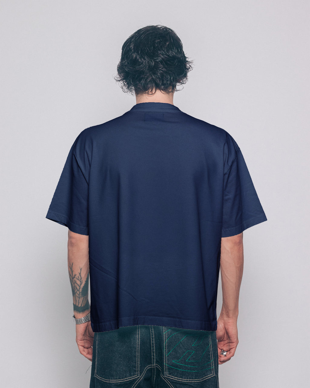 T-SHIRT NAVY BLUE BASIC
