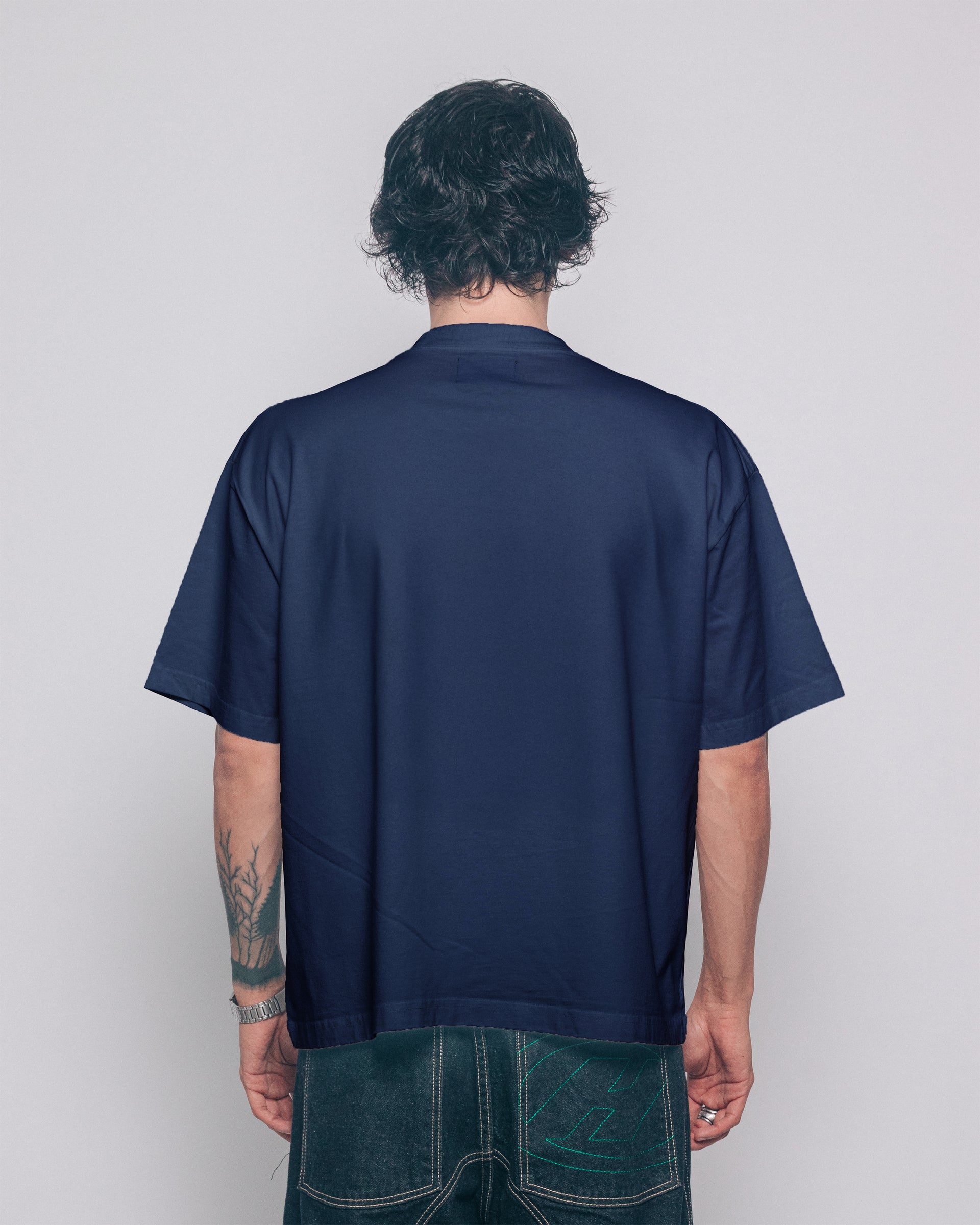 T-SHIRT NAVY BLUE BASIC