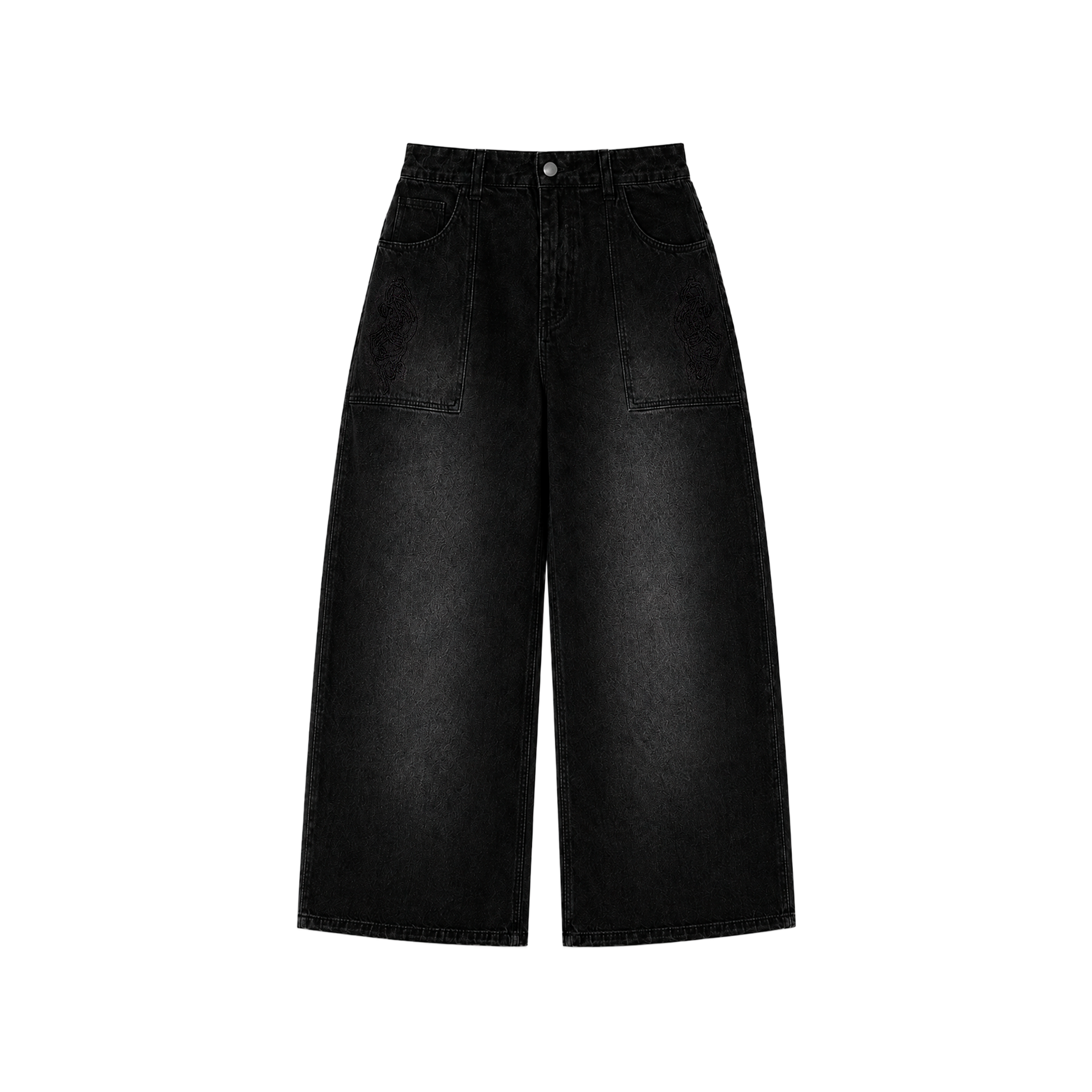 JEAN BLACK PARCHE