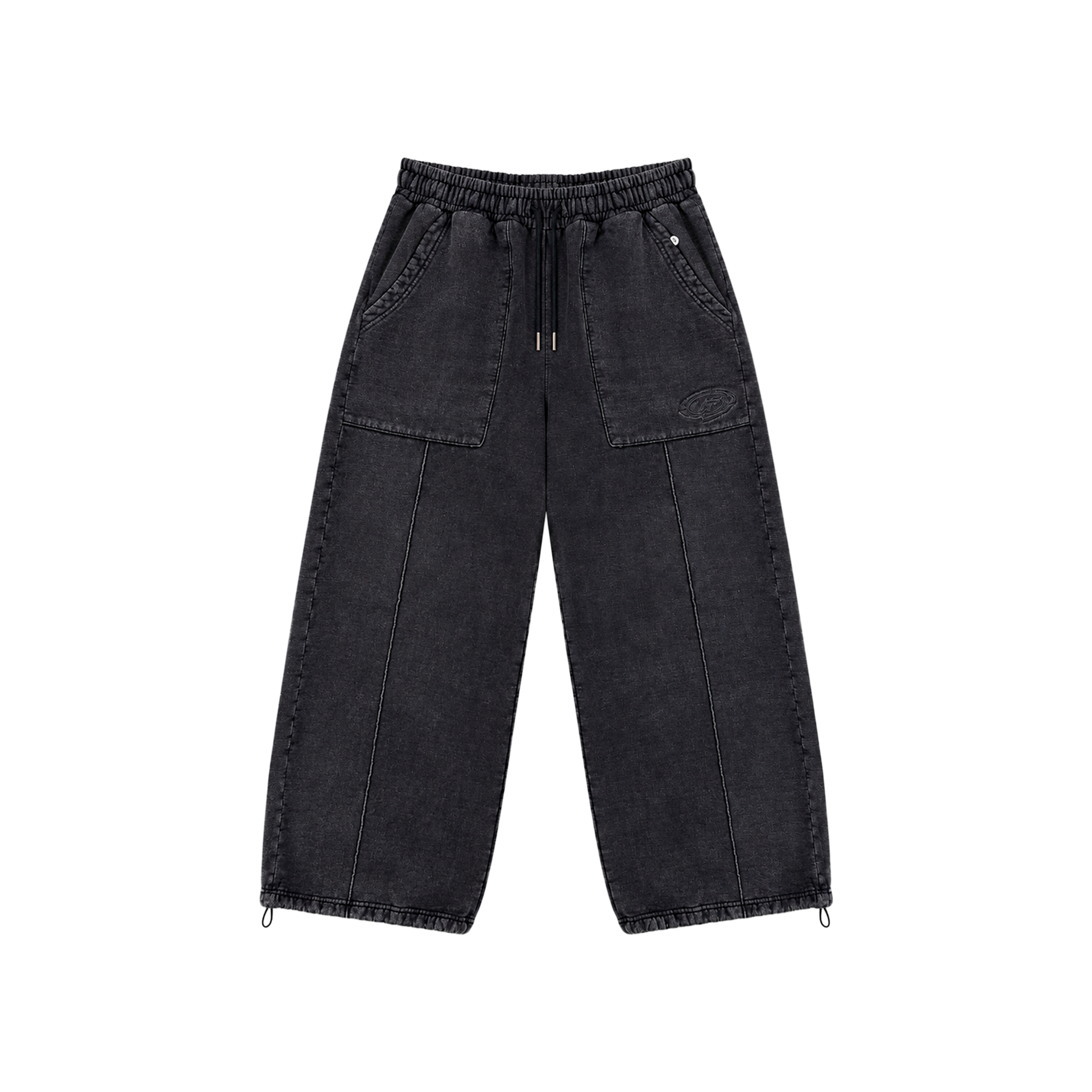 WIDE PANT BLACK VEIN