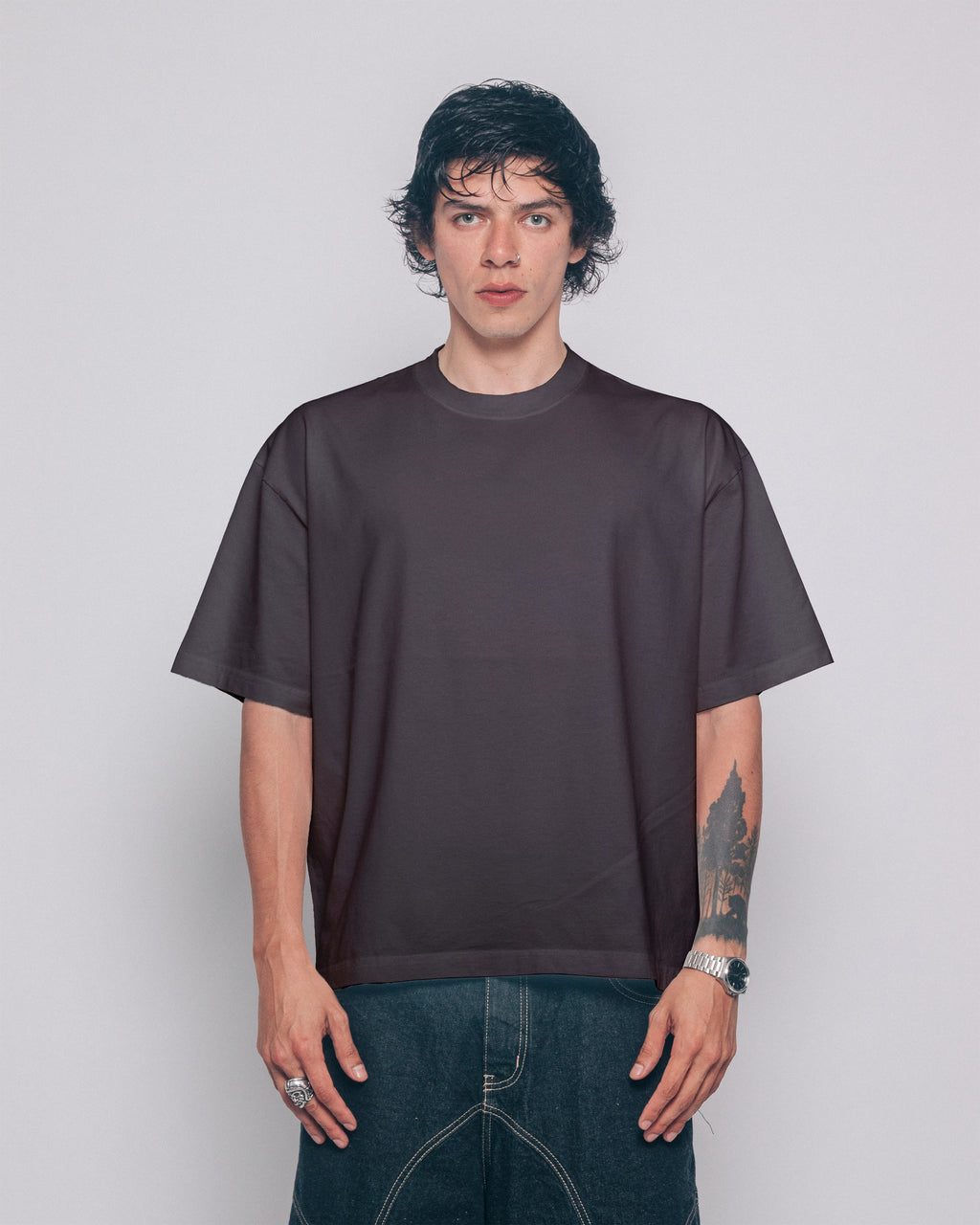 T-SHIRT CHARCOL BASIC