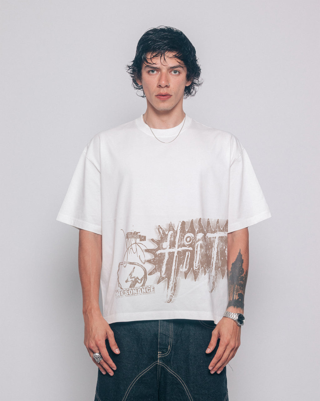 T-SHIRT AIR RECORD WHITE