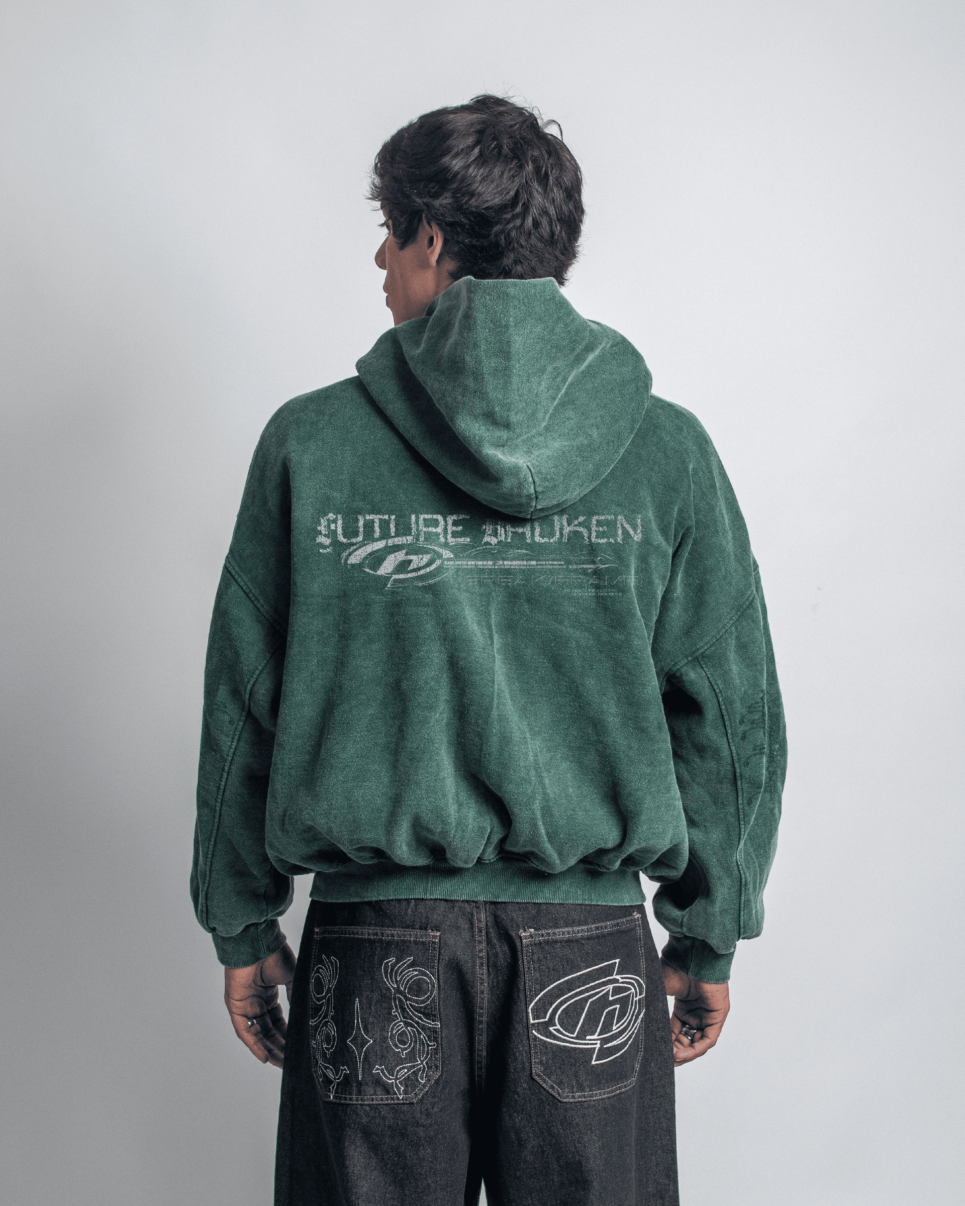 DOBLE ZIP HOODIE BROKEN