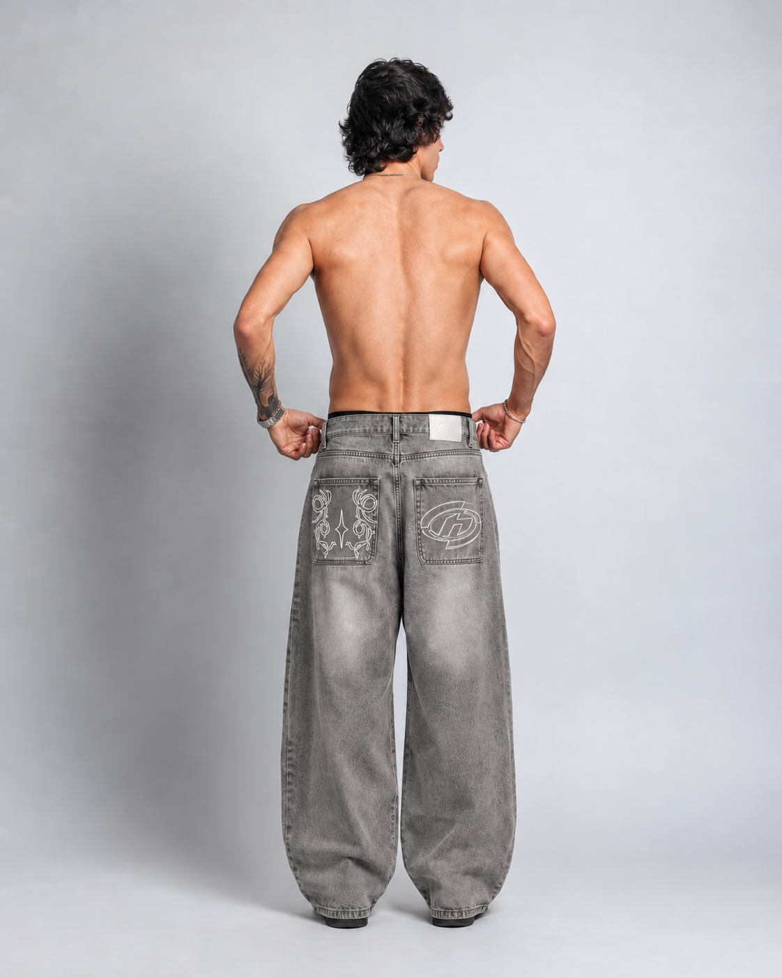 GREY JEAN DENIM H