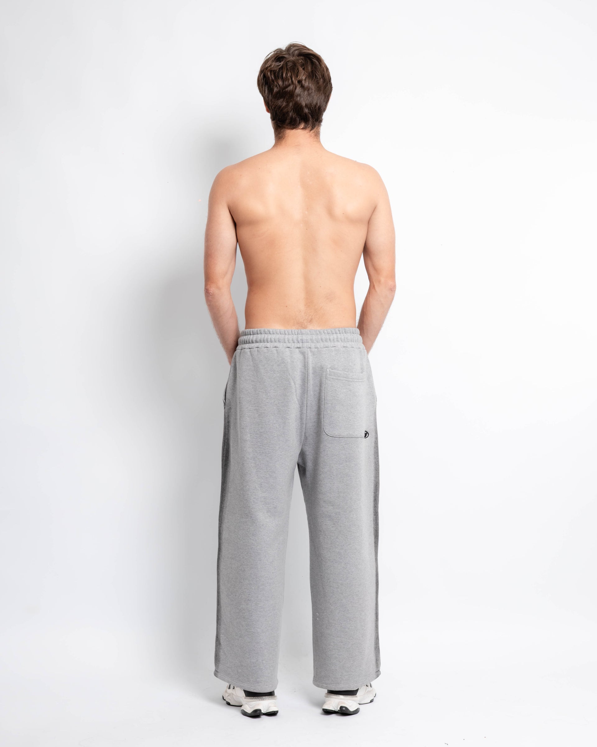WIDE PANT MELANGE con FOCA