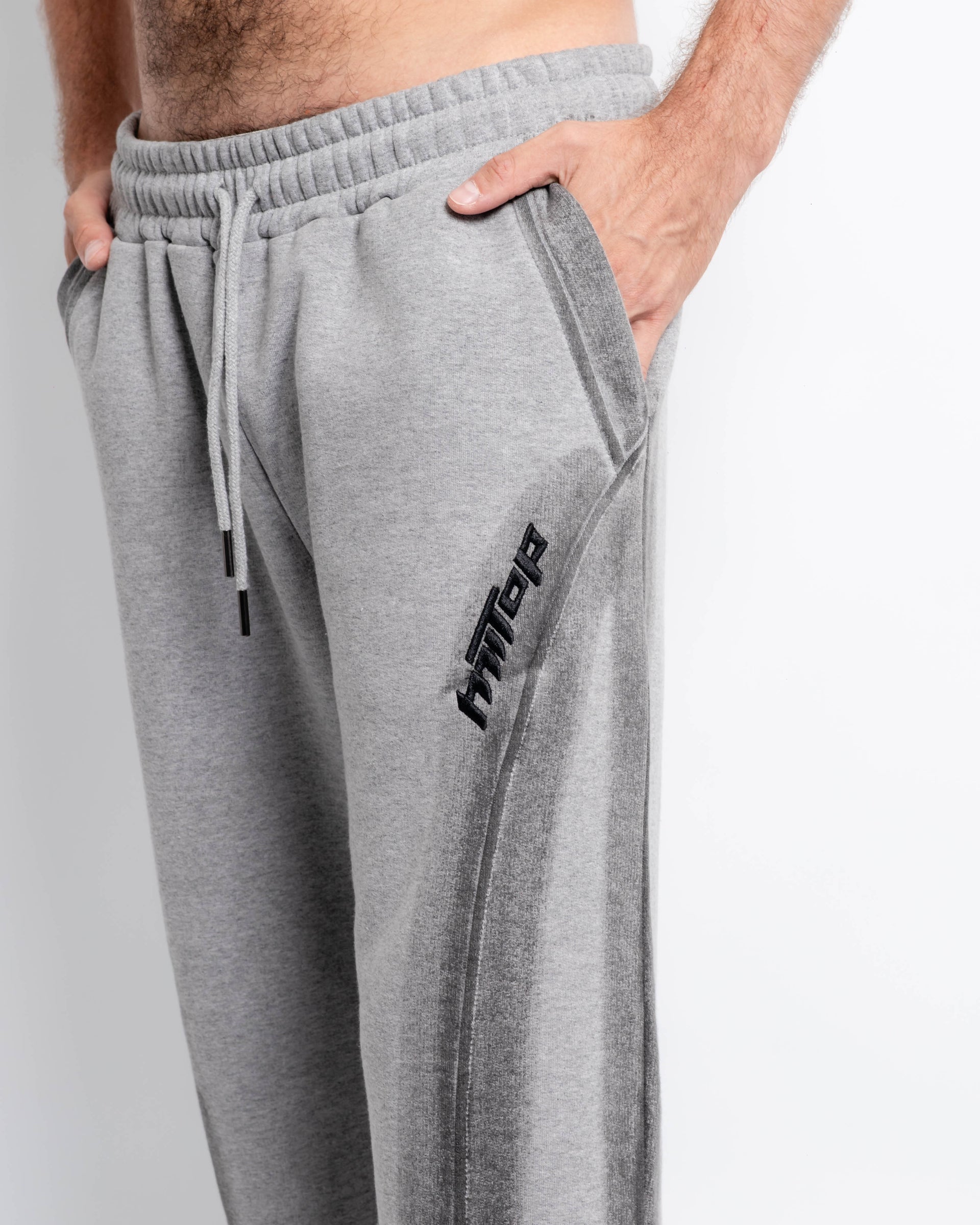 WIDE PANT MELANGE con FOCA