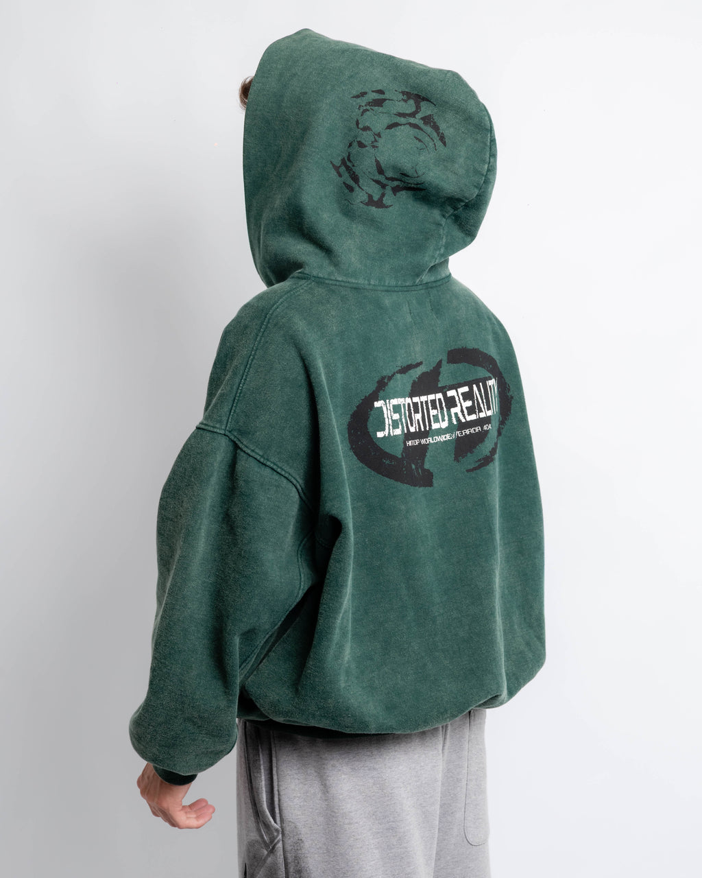 DOBLE ZIP HOODIE DISTORTED REALITY