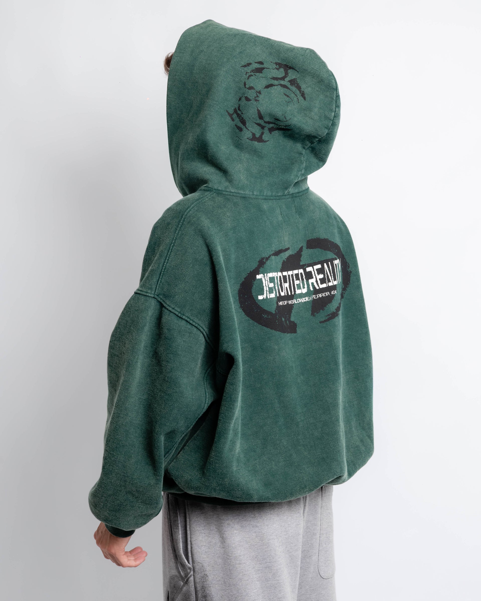 DOBLE ZIP HOODIE DISTORTED REALITY