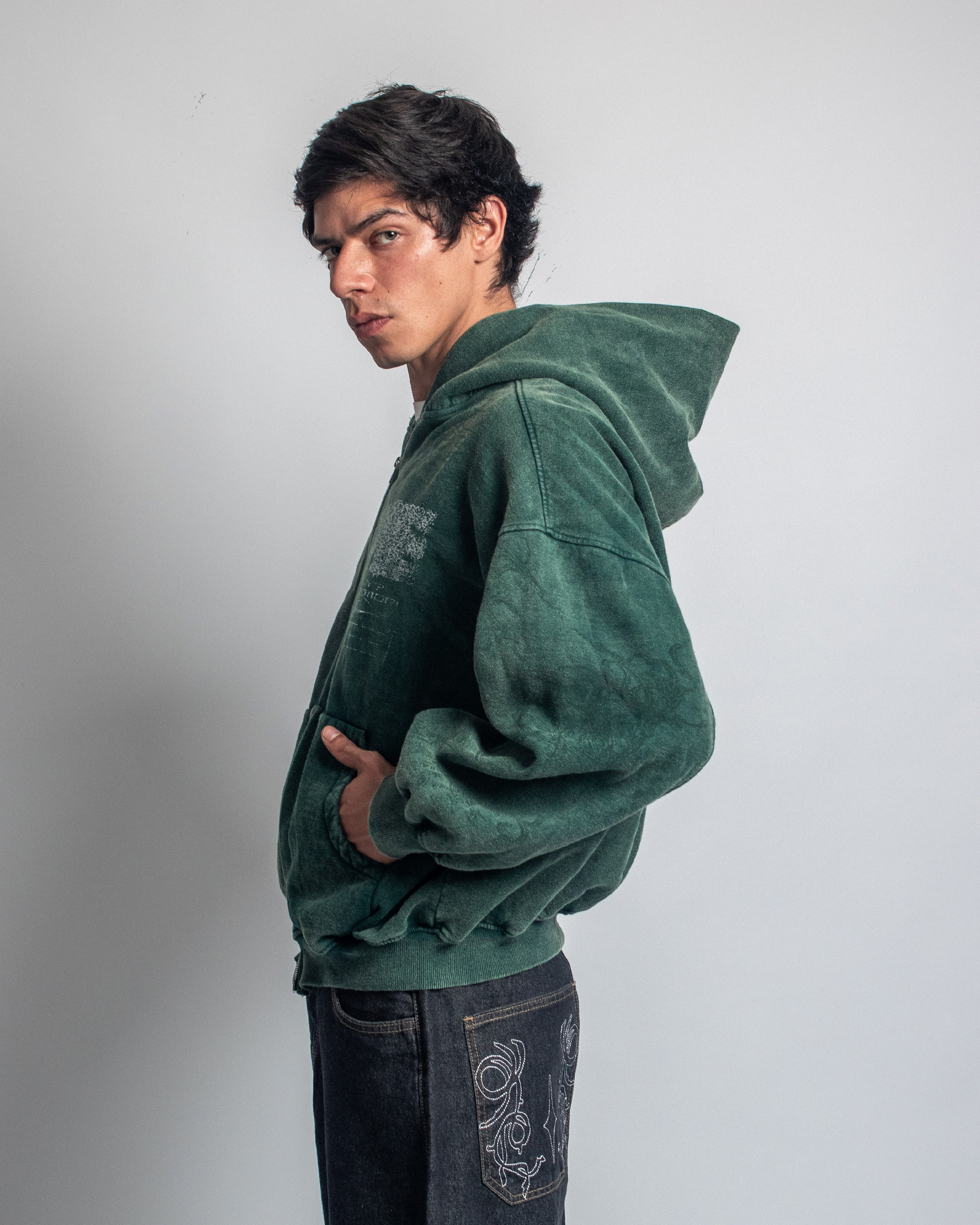 DOBLE ZIP HOODIE BROKEN
