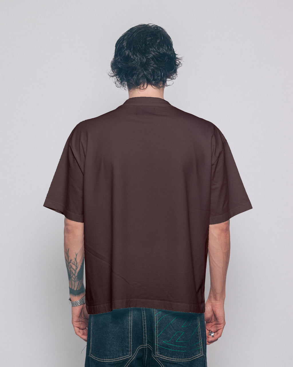 T-SHIRT BROWN BASIC
