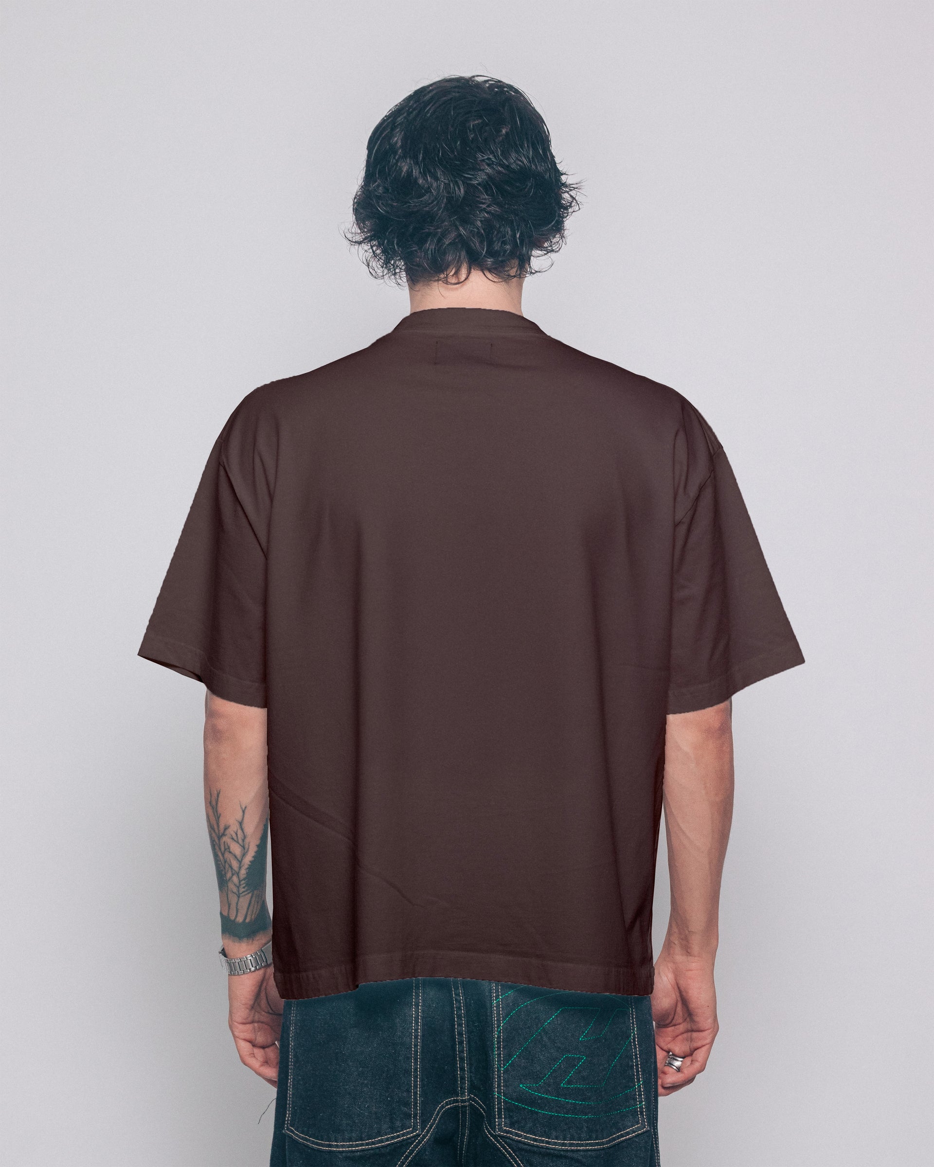 T-SHIRT BROWN BASIC