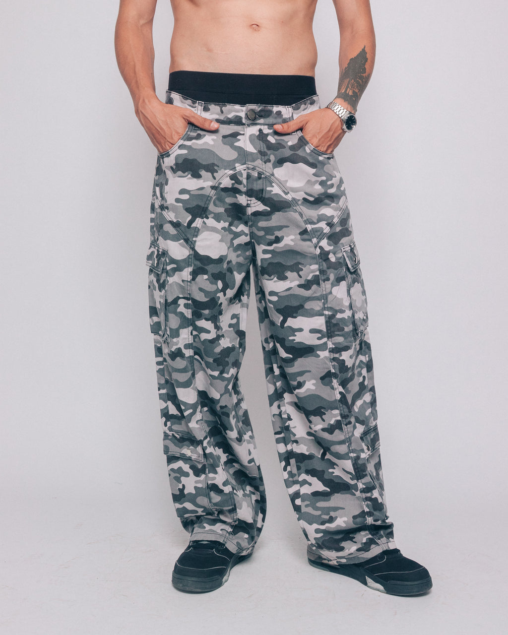 CARGO PANT CAMUFLADO GREY