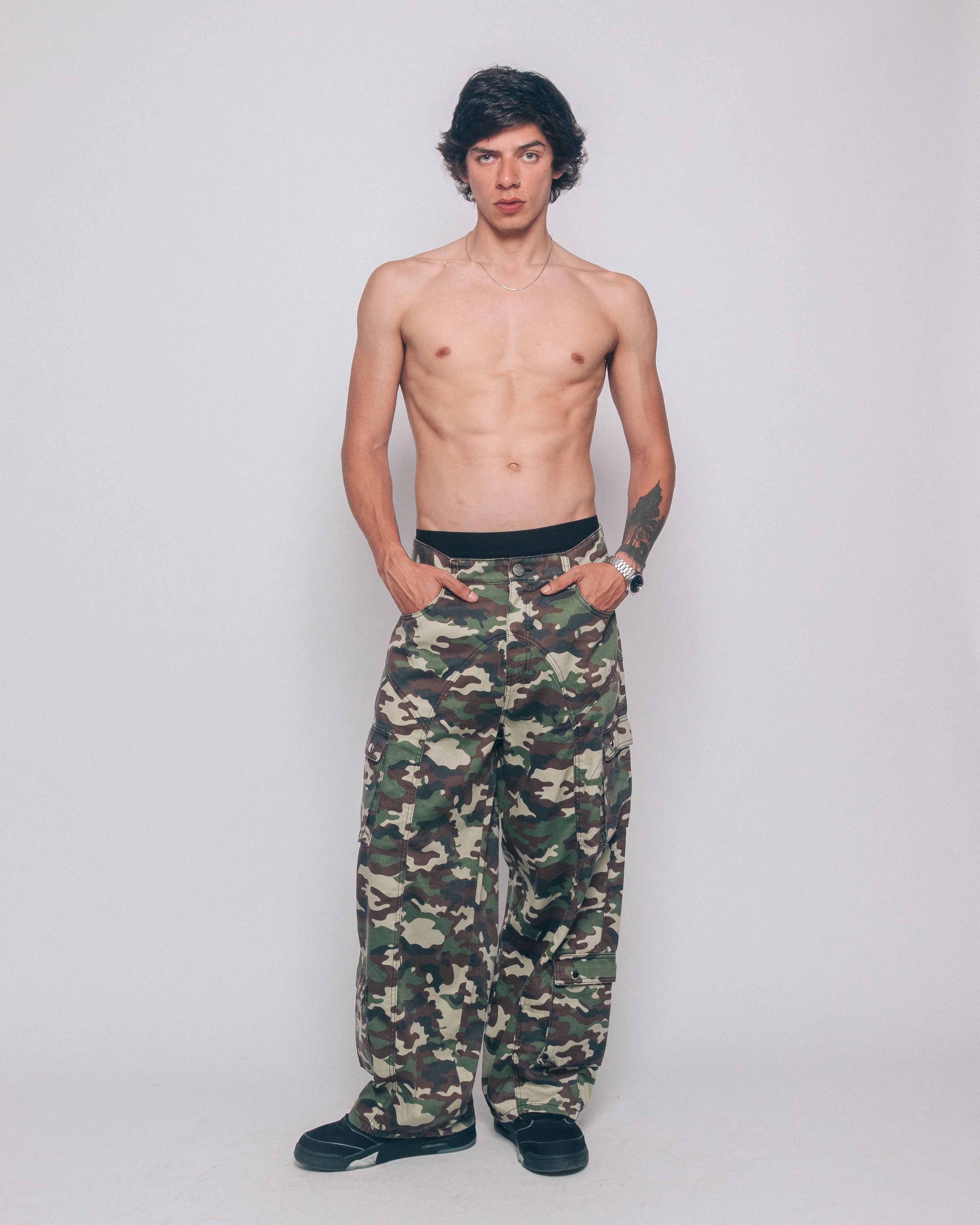 CARGO PANT CAMUFLADO GREEN