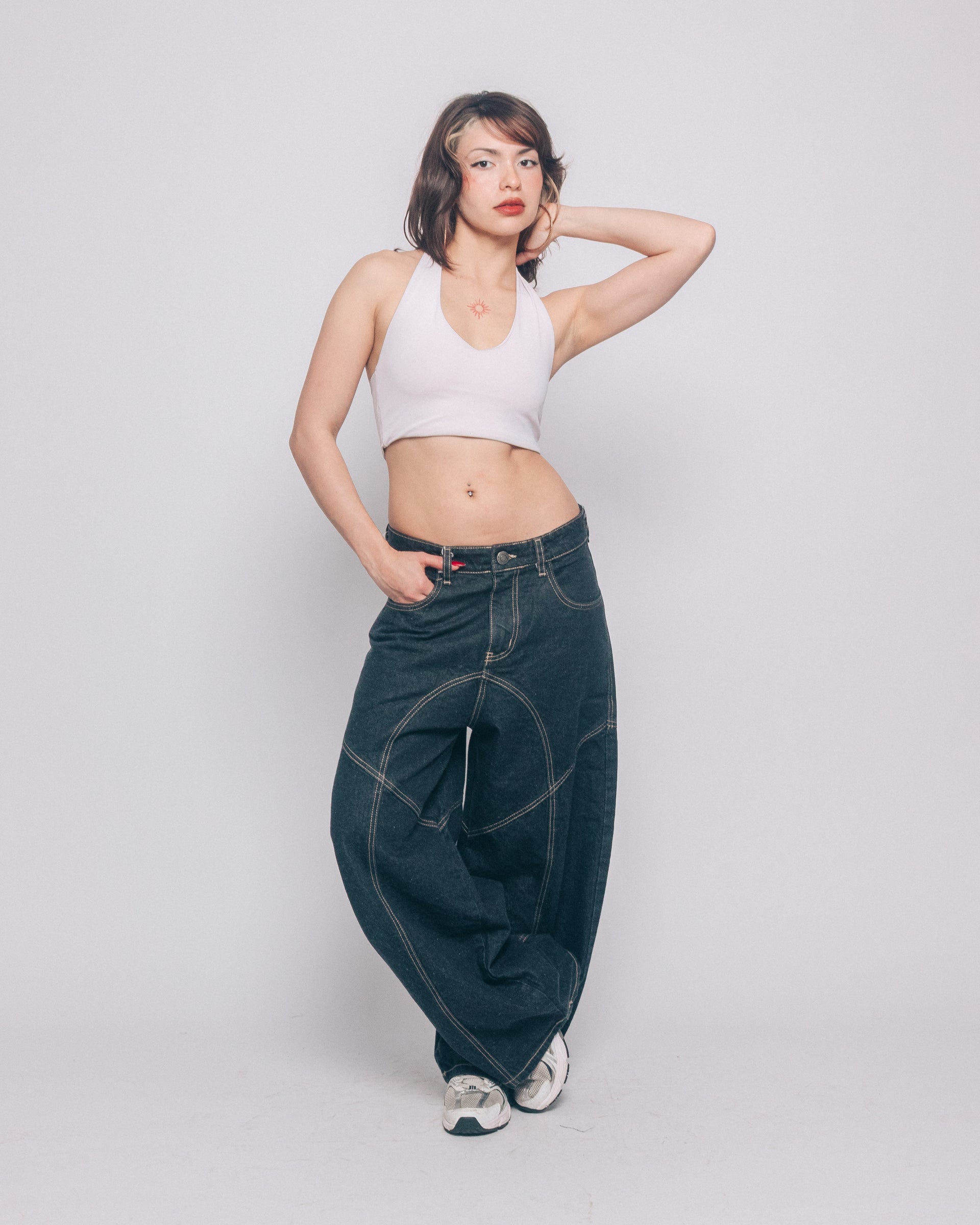 RAW DENIM HIITOP BLACK