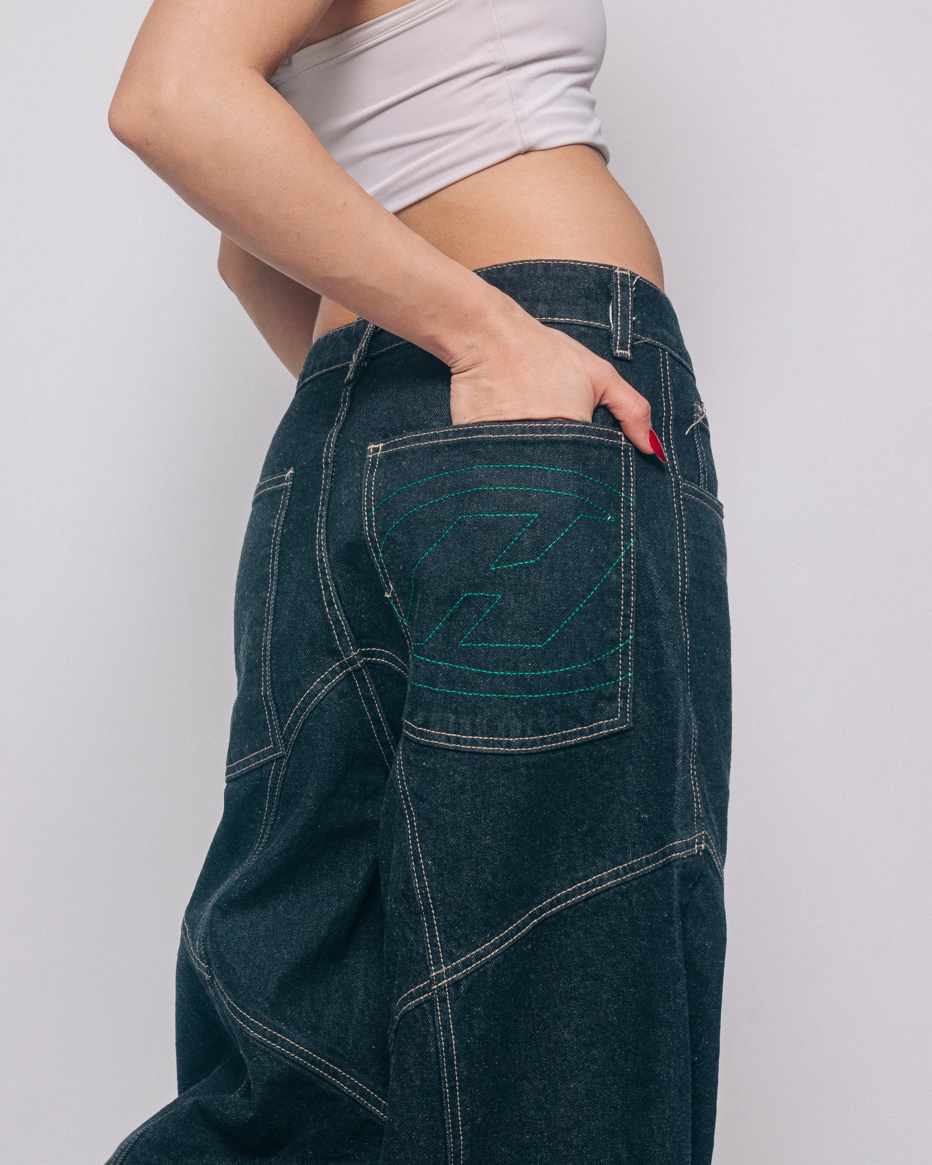 RAW DENIM HIITOP BLACK