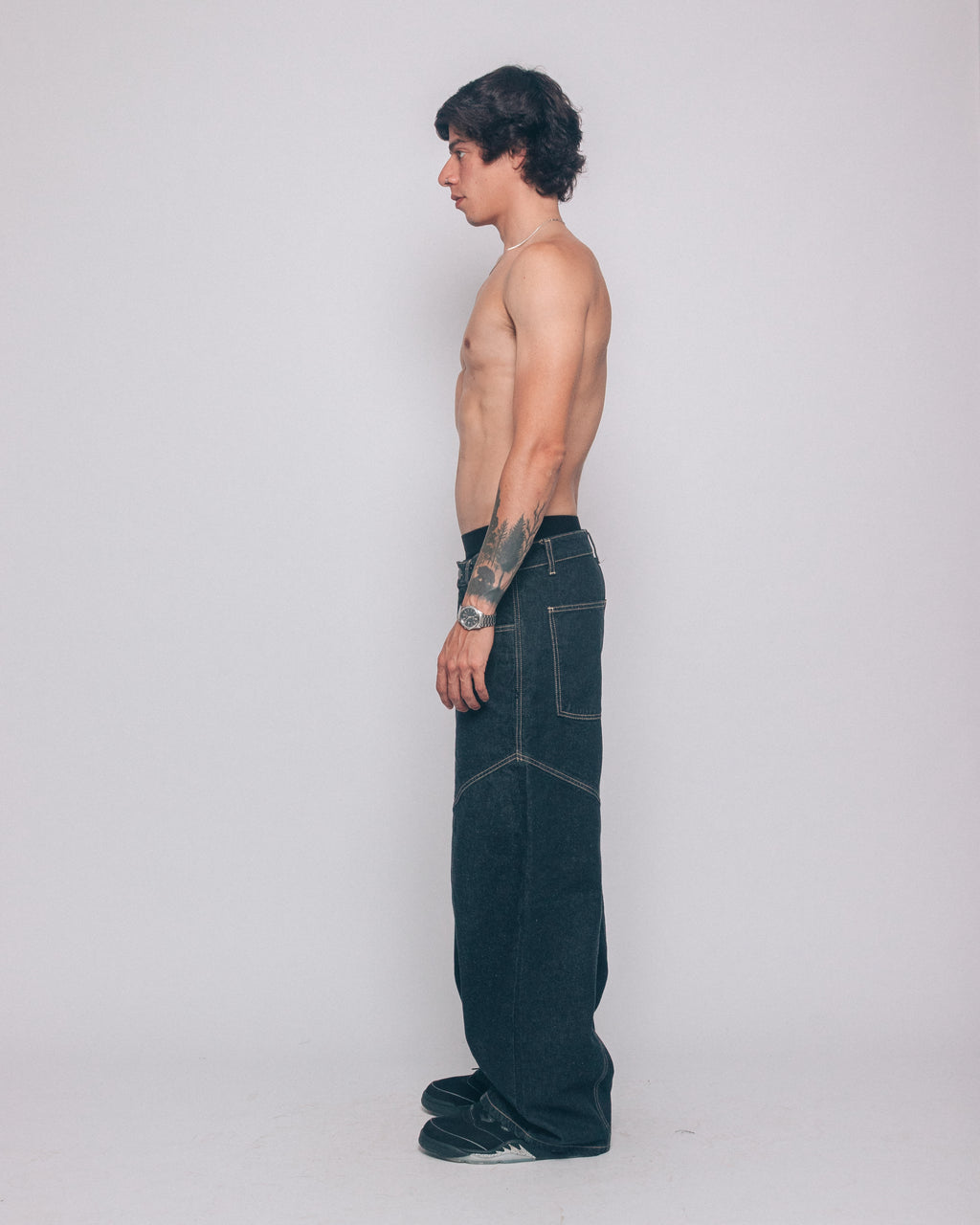 RAW DENIM HIITOP BLACK