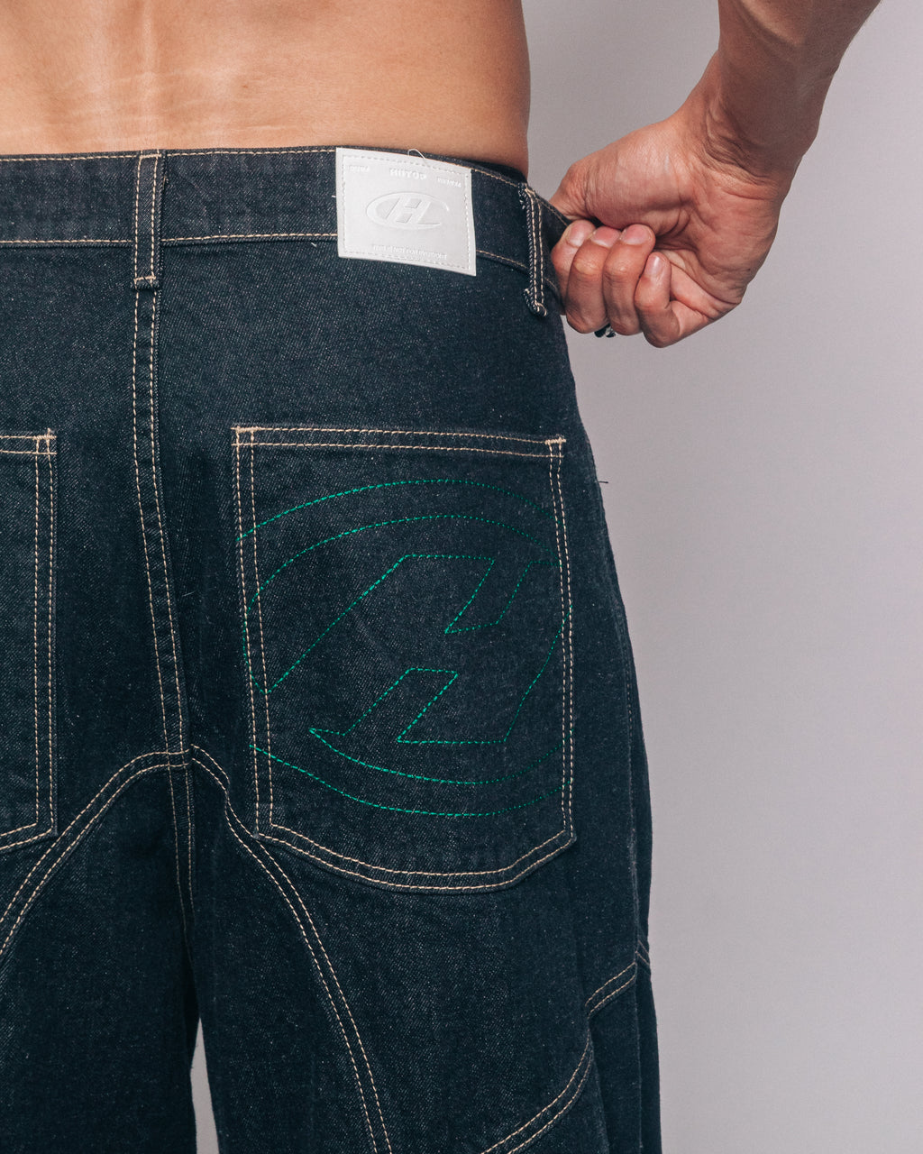 RAW DENIM HIITOP BLACK