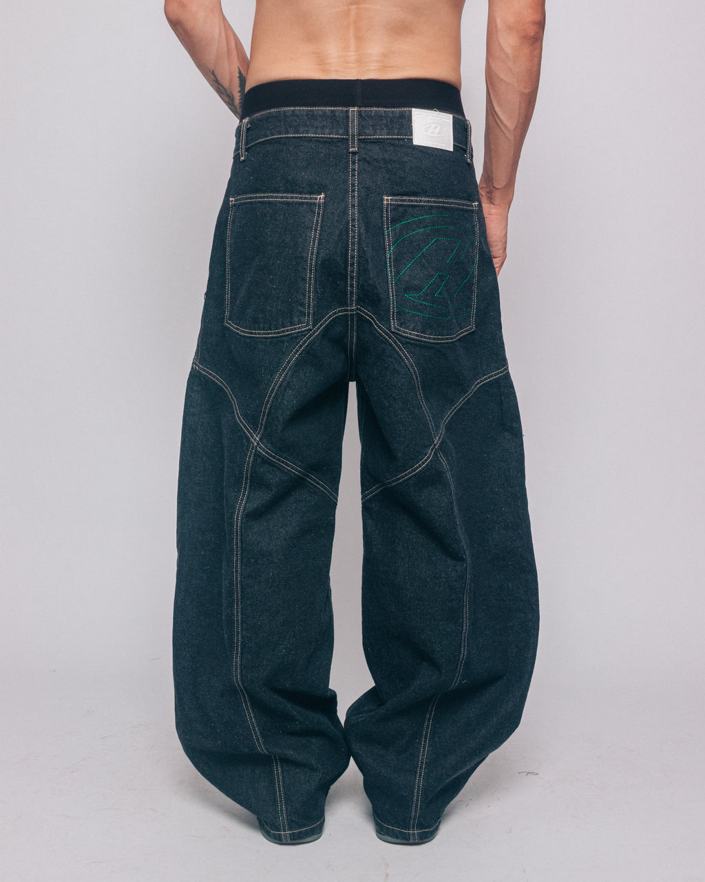 RAW DENIM HIITOP BLACK