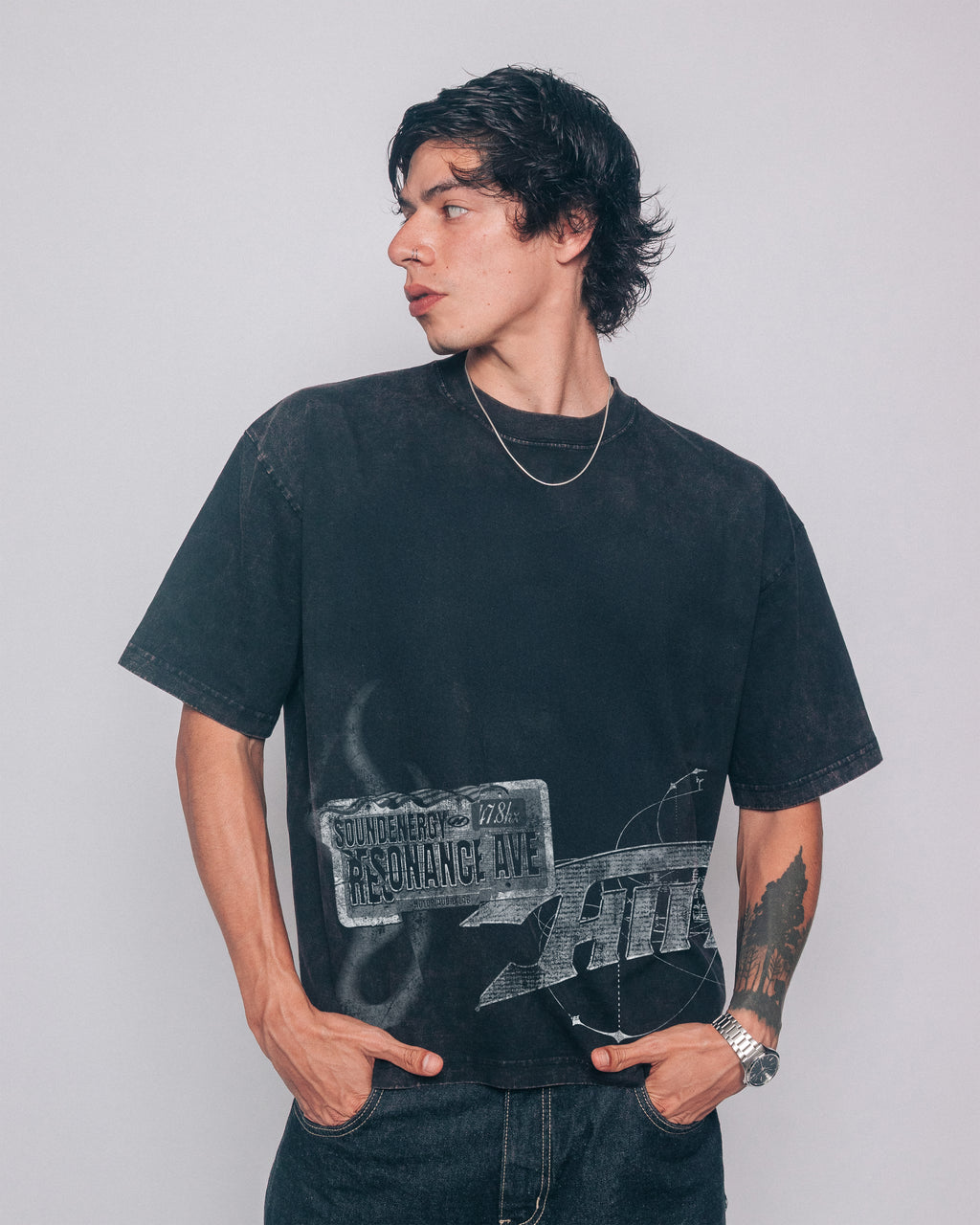 T-SHIRT SOUNDENERGY BLACK