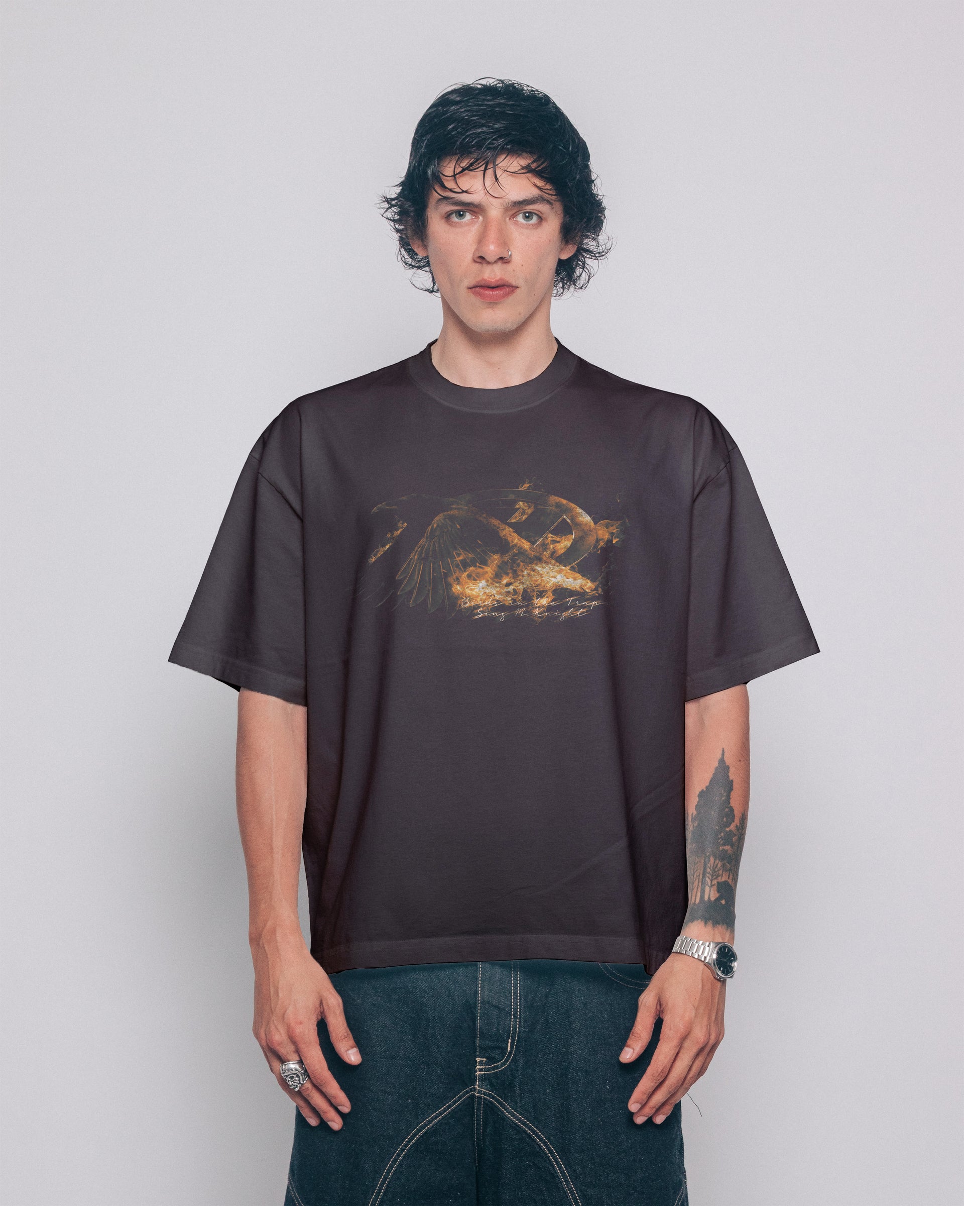 T-SHIRT TRAVIS CHARCOL