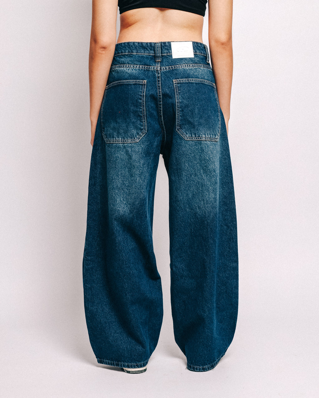 BLUE JEAN FRAYED