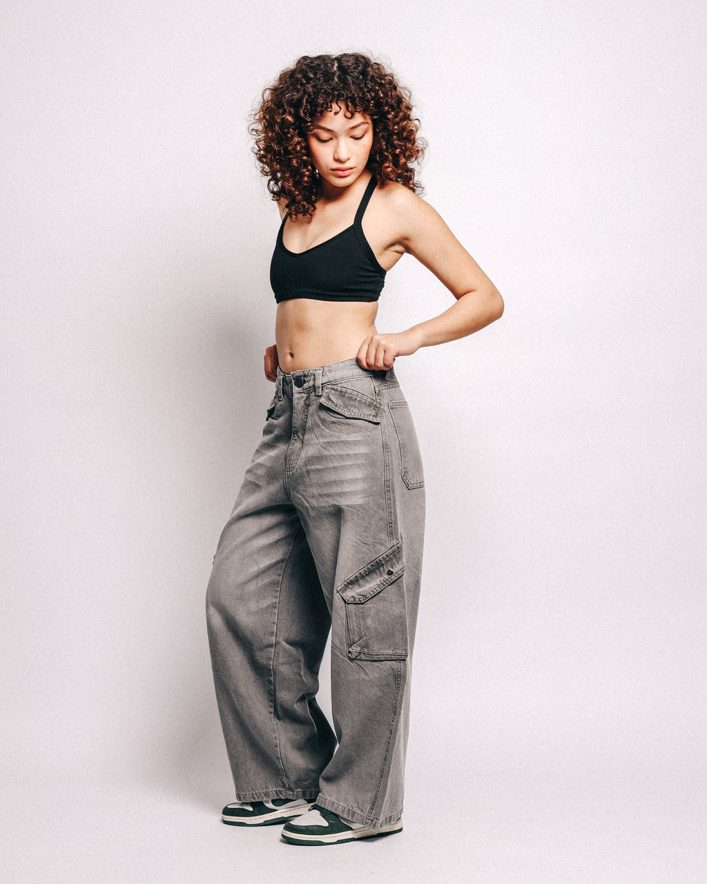 CARGO GREY JEAN
