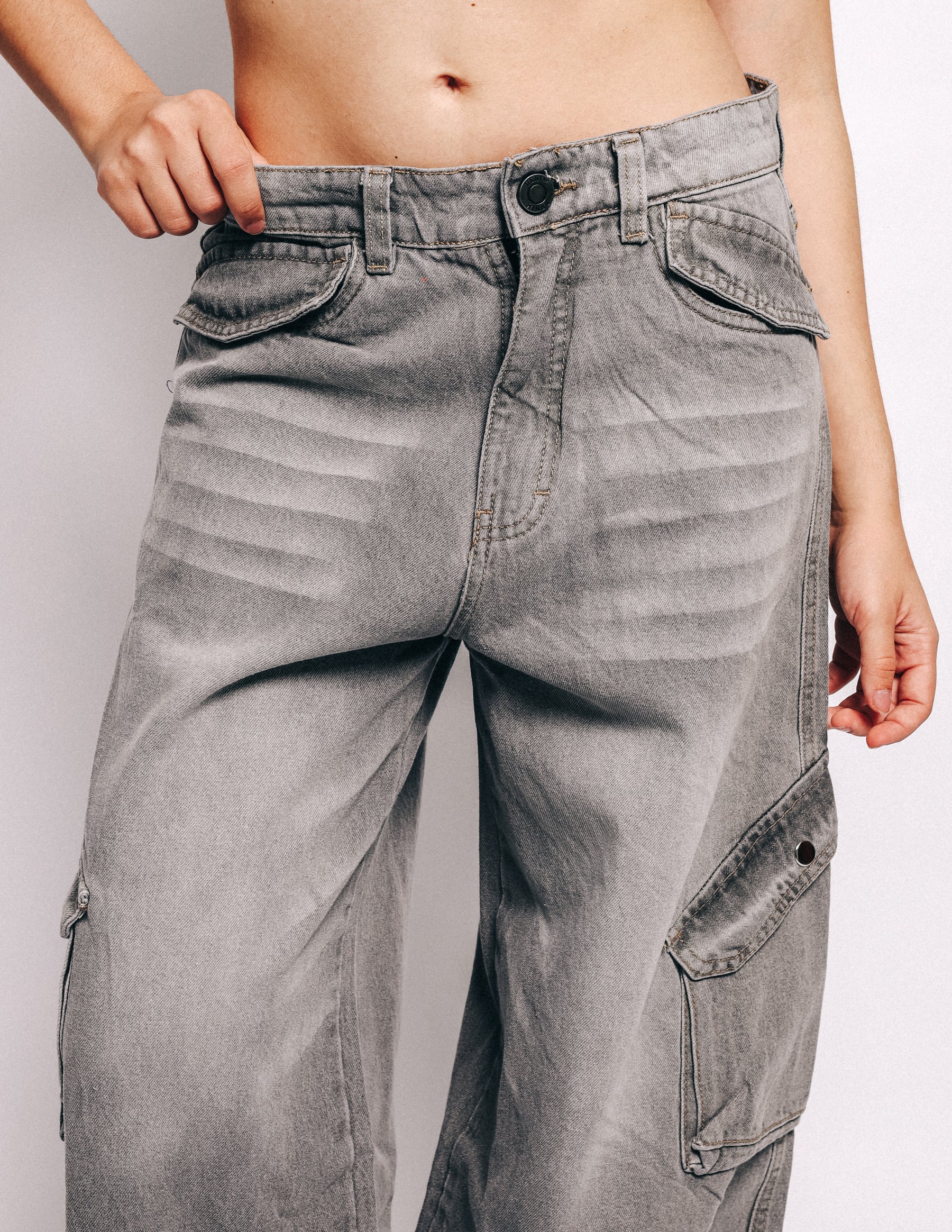 CARGO GREY JEAN
