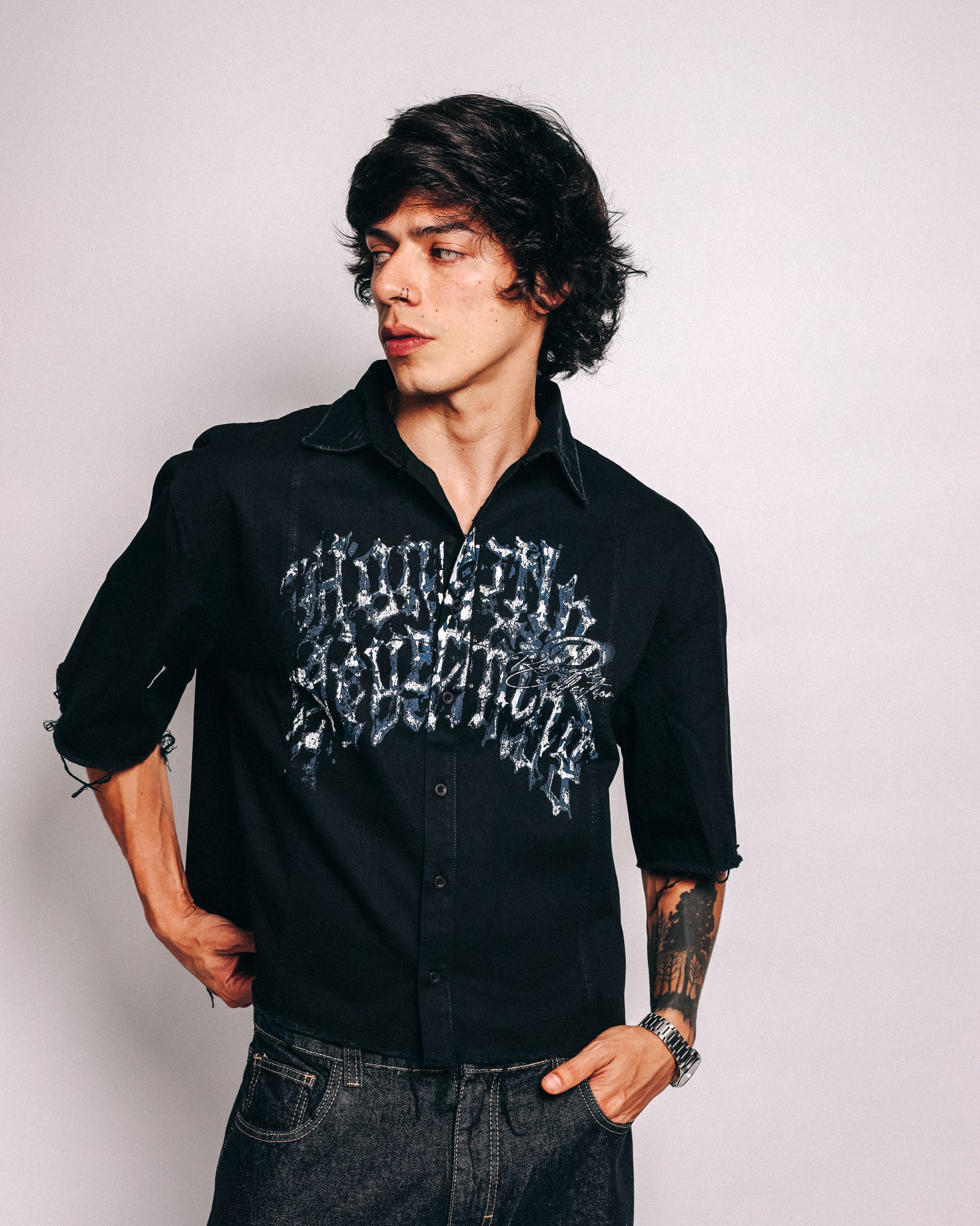 SHIRT BLACK HONESTLY