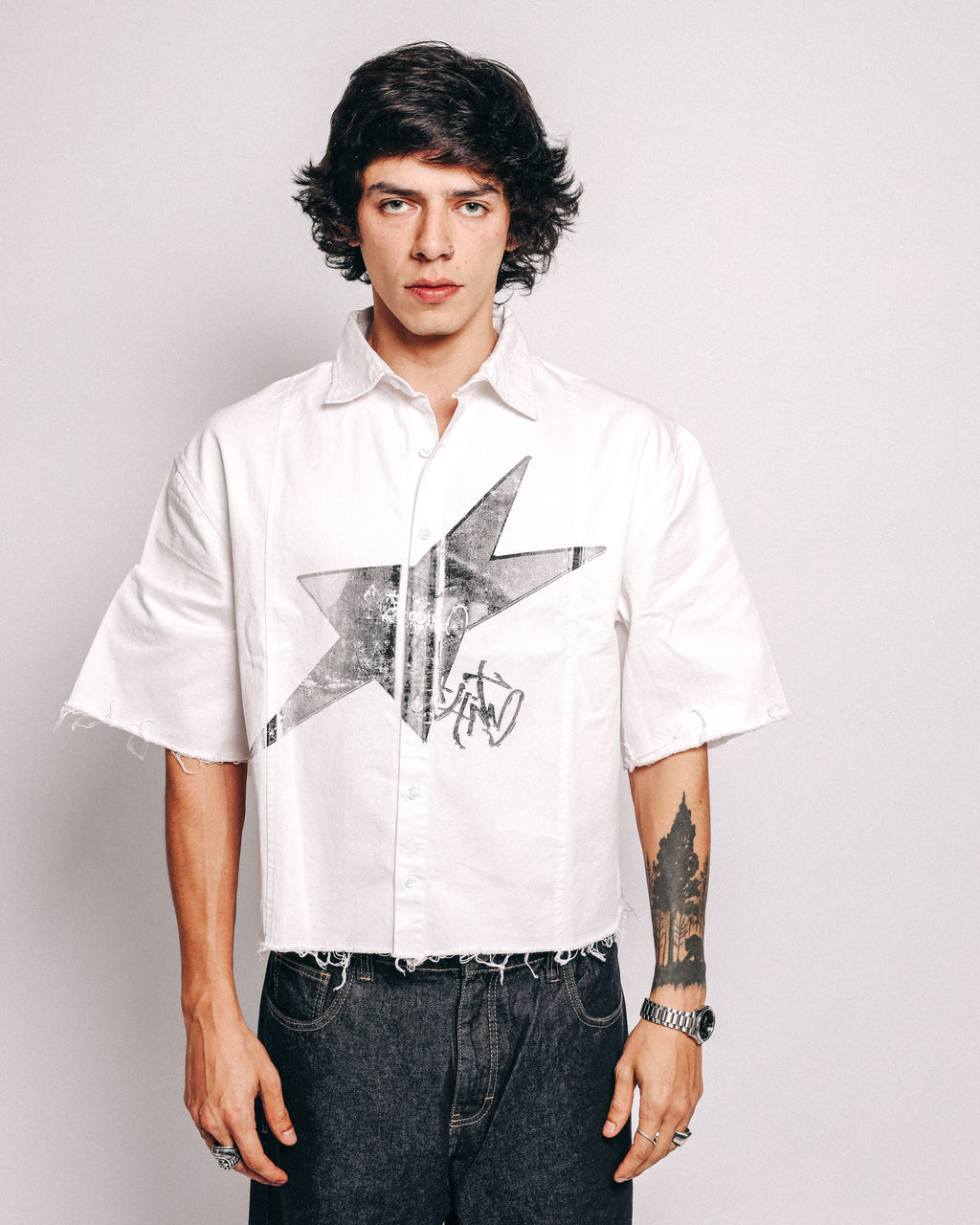SHIRT WHITE STAR
