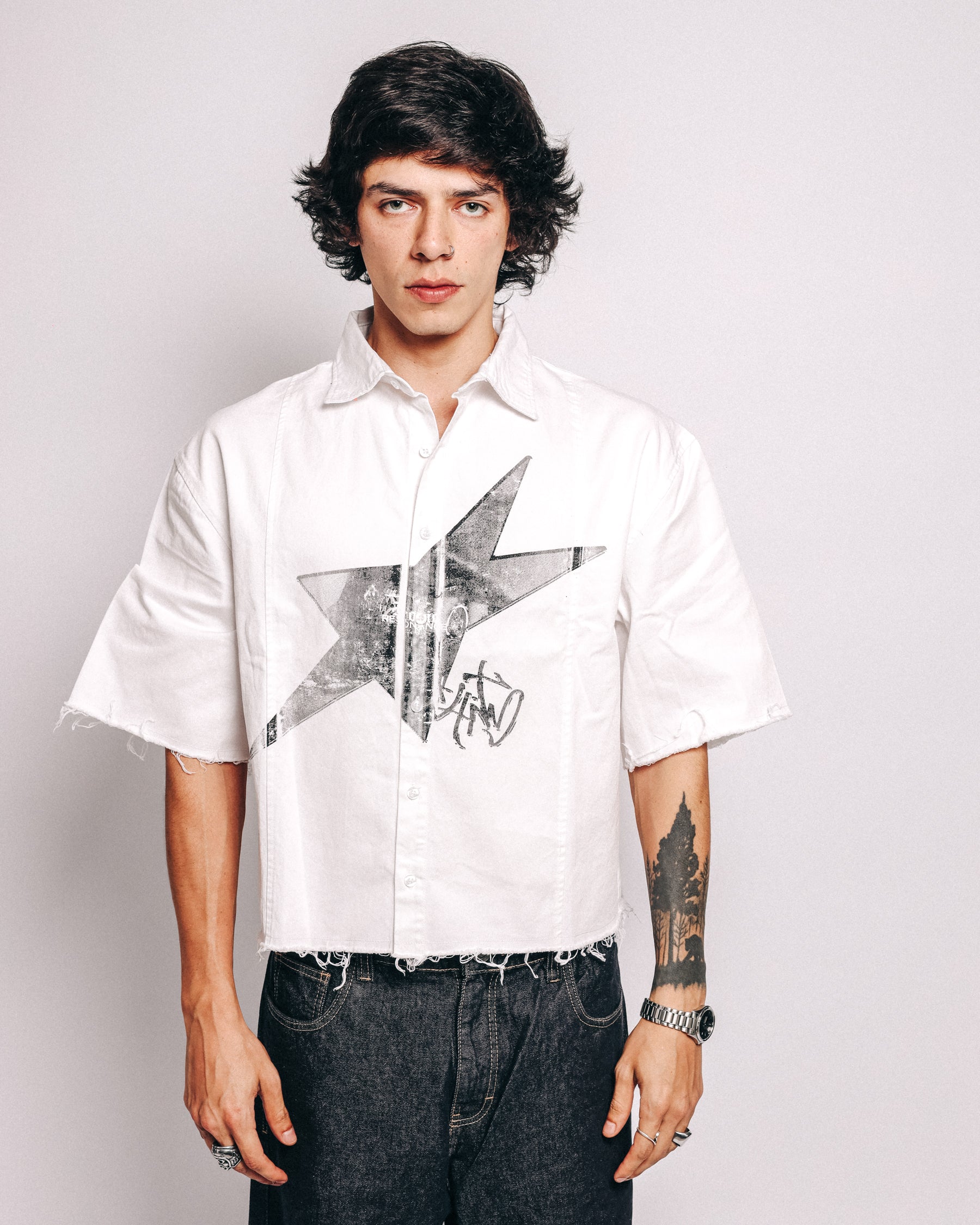SHIRT WHITE STAR