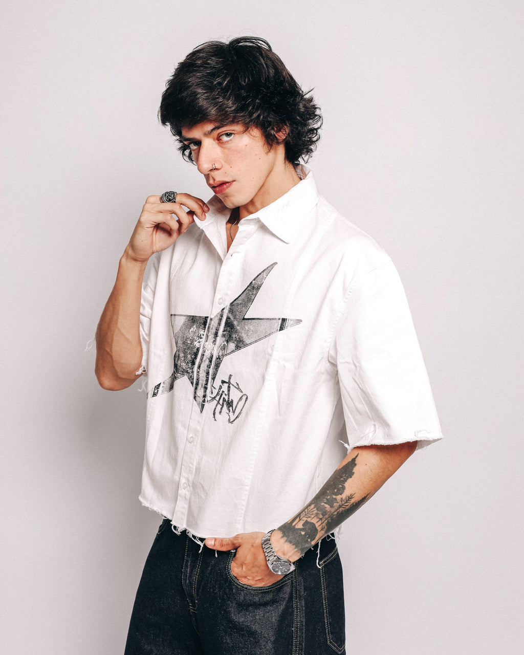 SHIRT WHITE STAR