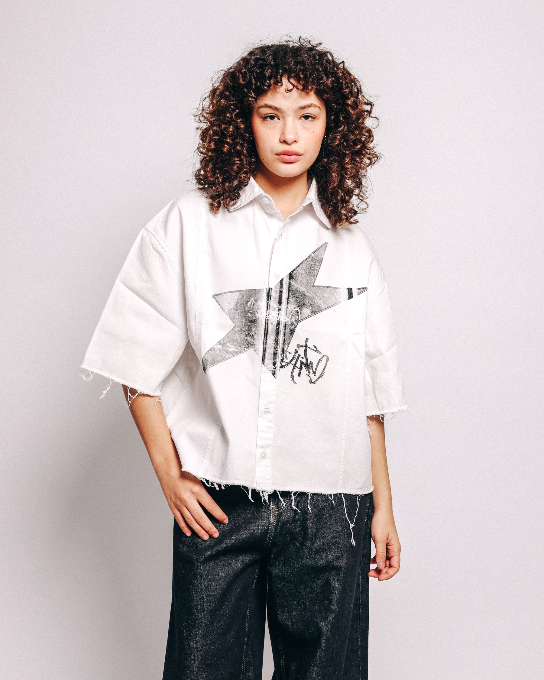 SHIRT WHITE STAR