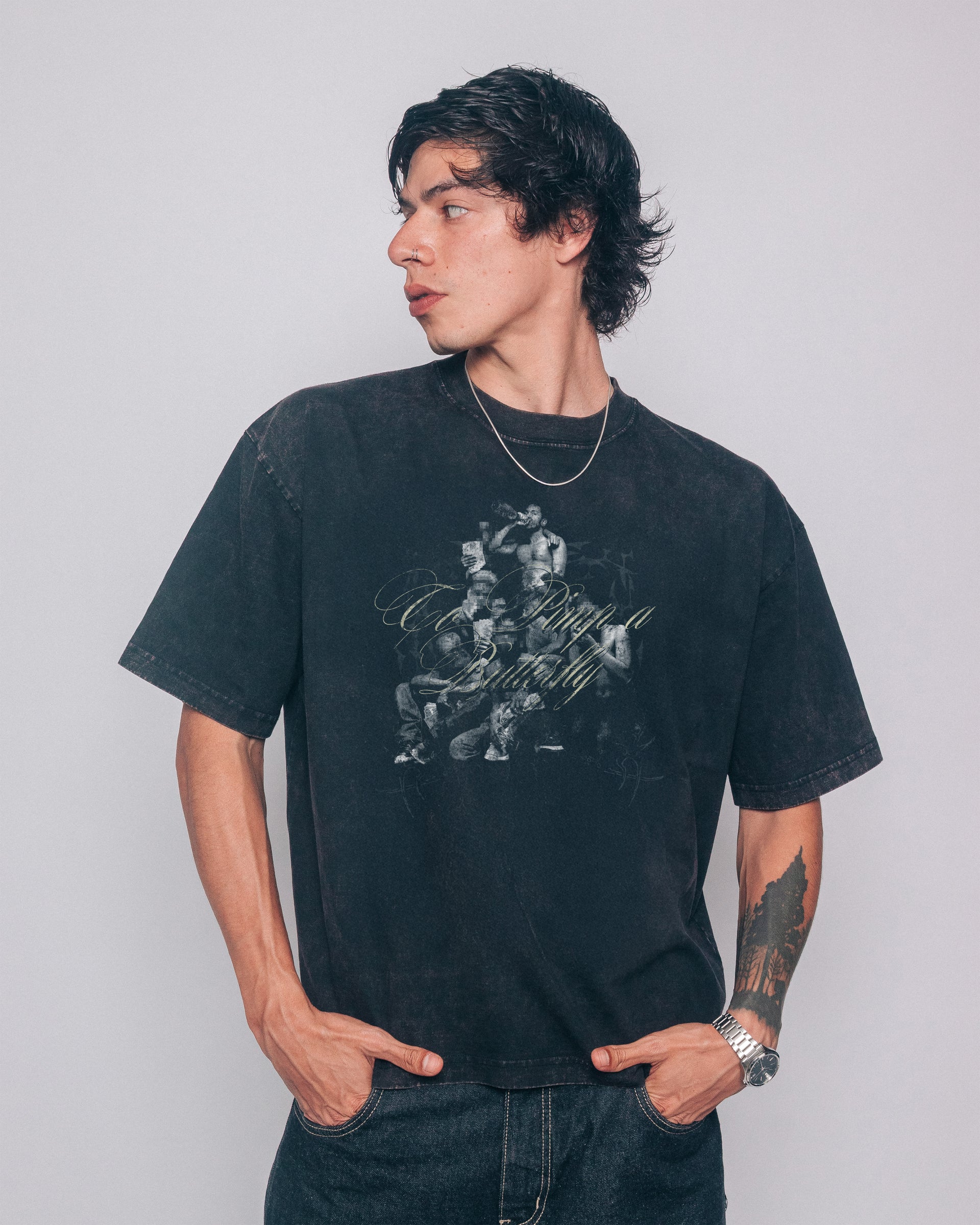 T-SHIRT KL BLACK