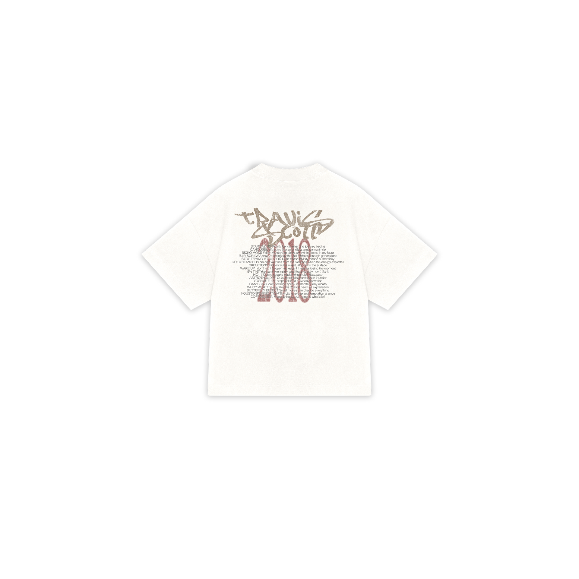 T-SHIRT TRAVIS WHITE