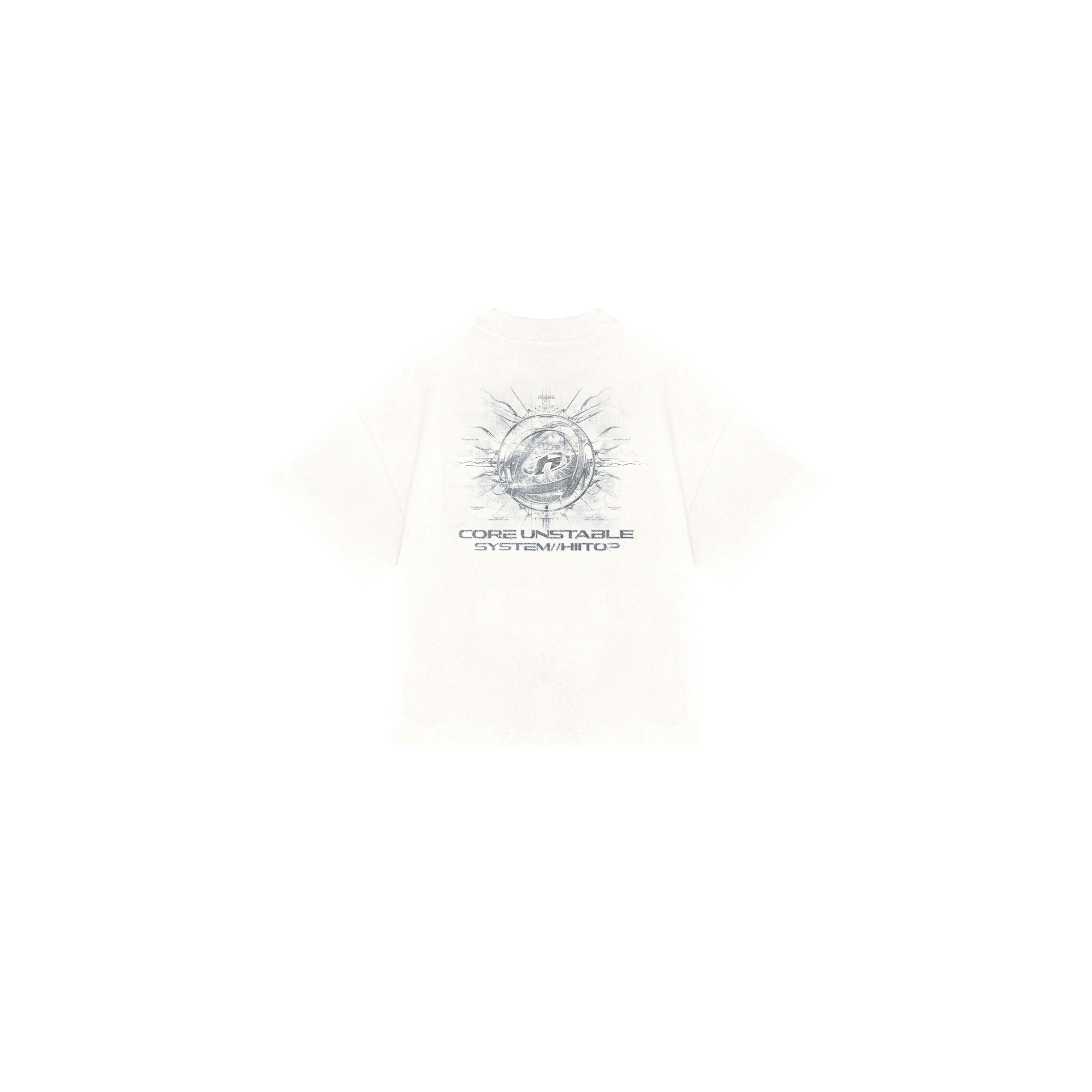 T-SHIRT WHITE CORE UNSTABLE