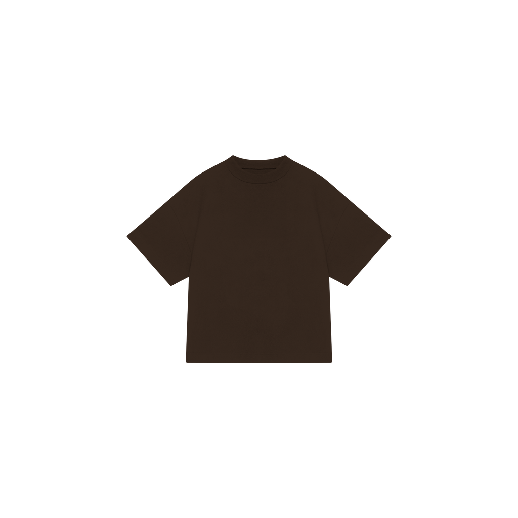 T-SHIRT BROWN BASIC