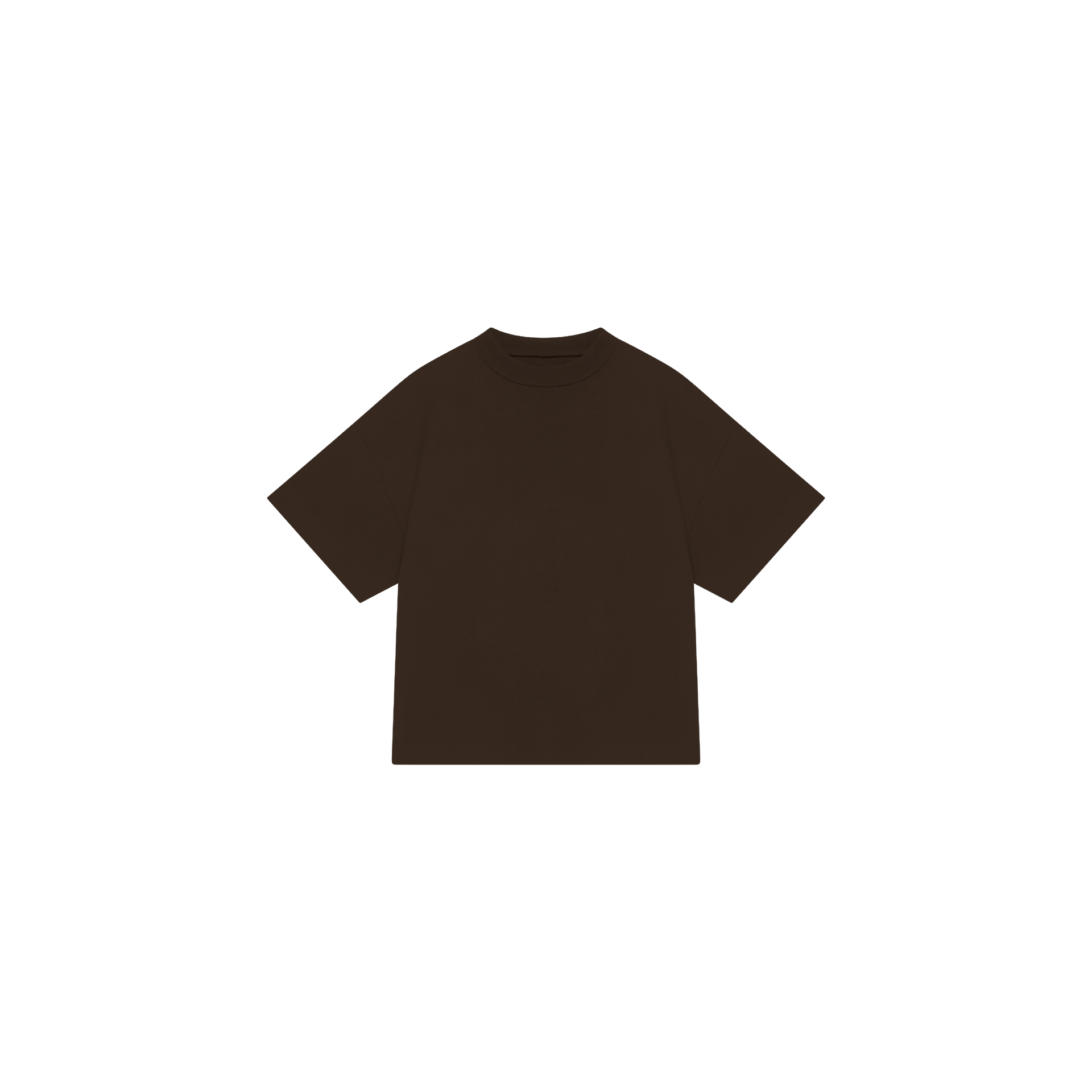T-SHIRT BROWN BASIC