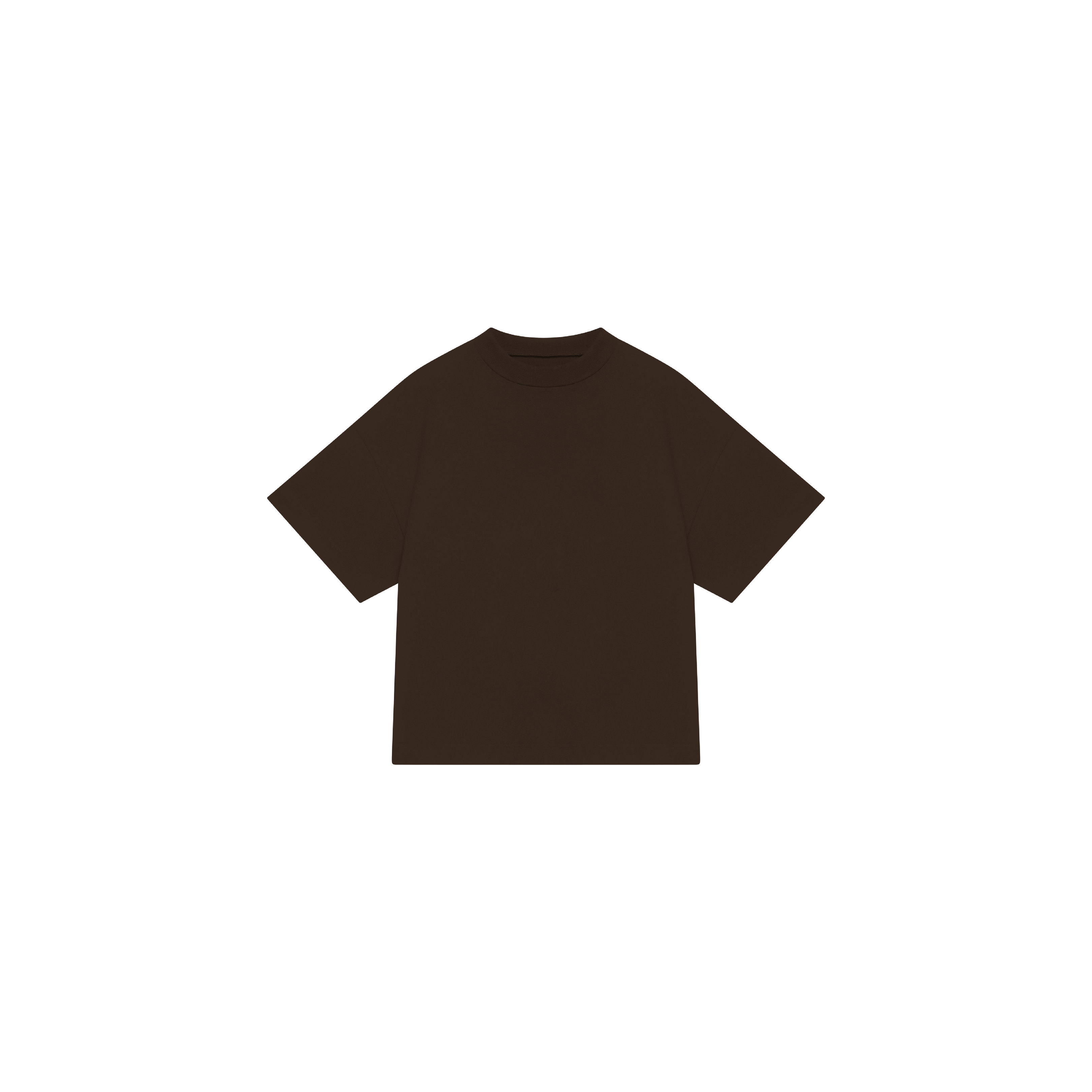 T-SHIRT BROWN BASIC