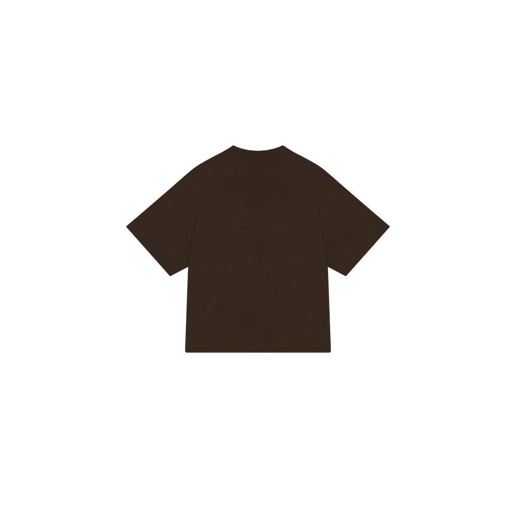 T-SHIRT BROWN BASIC