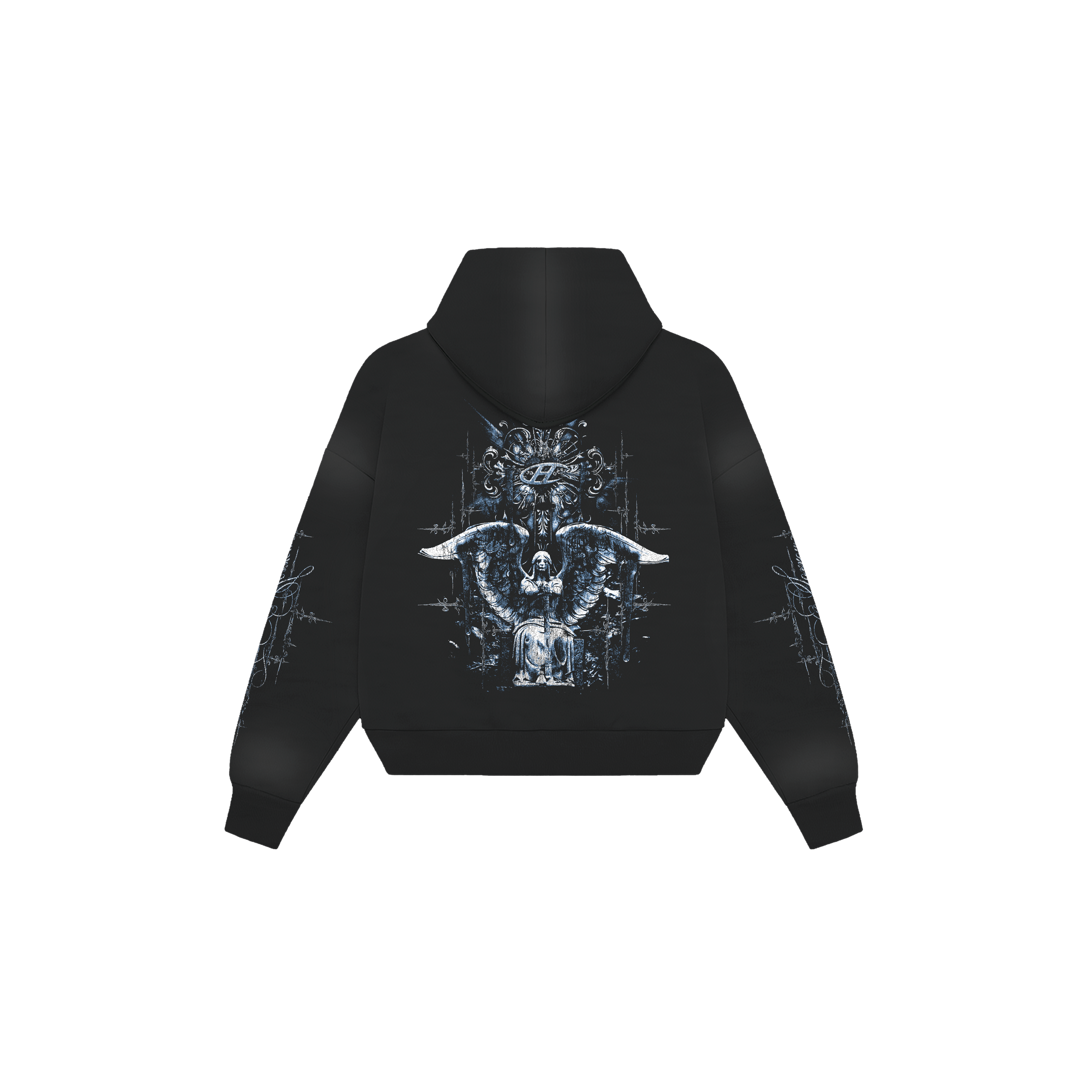 HOODIE NEGRA THRONE OF SORROW