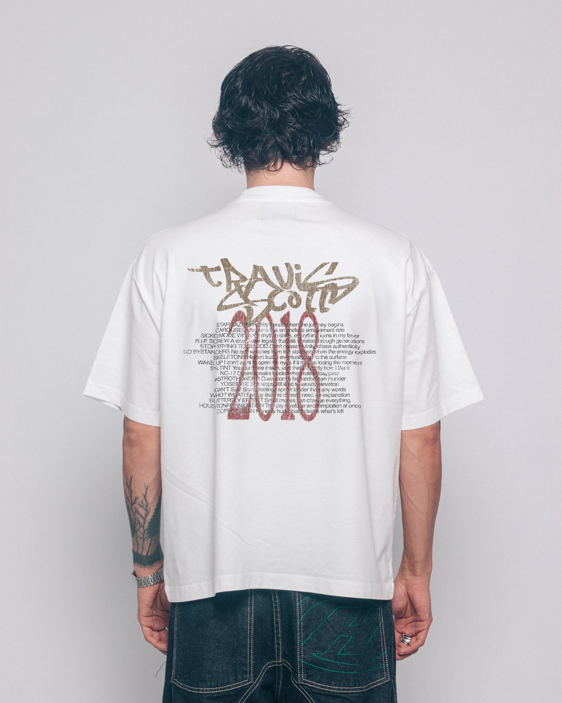 T-SHIRT TRAVIS WHITE