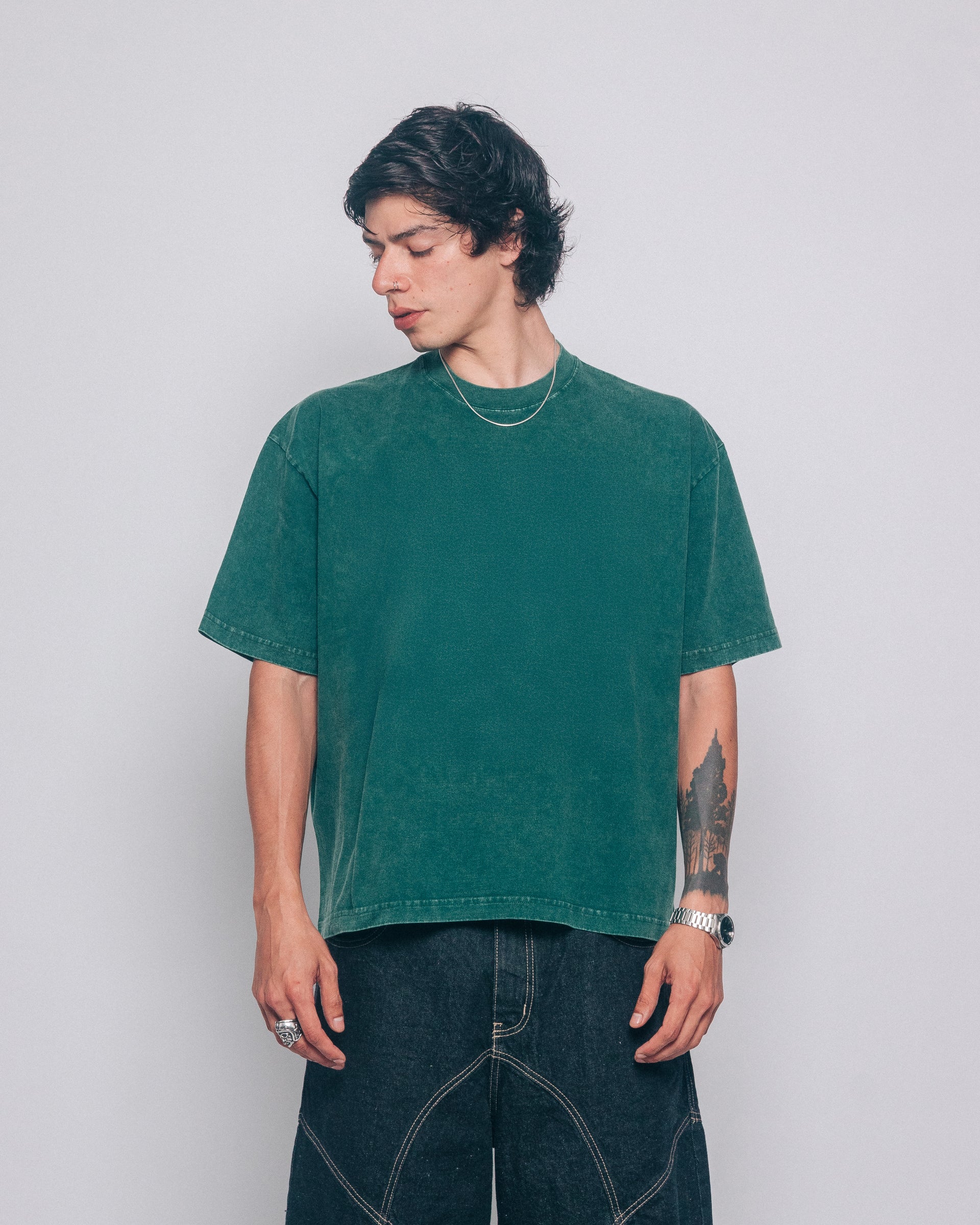 T-SHIRT GREEN BASIC