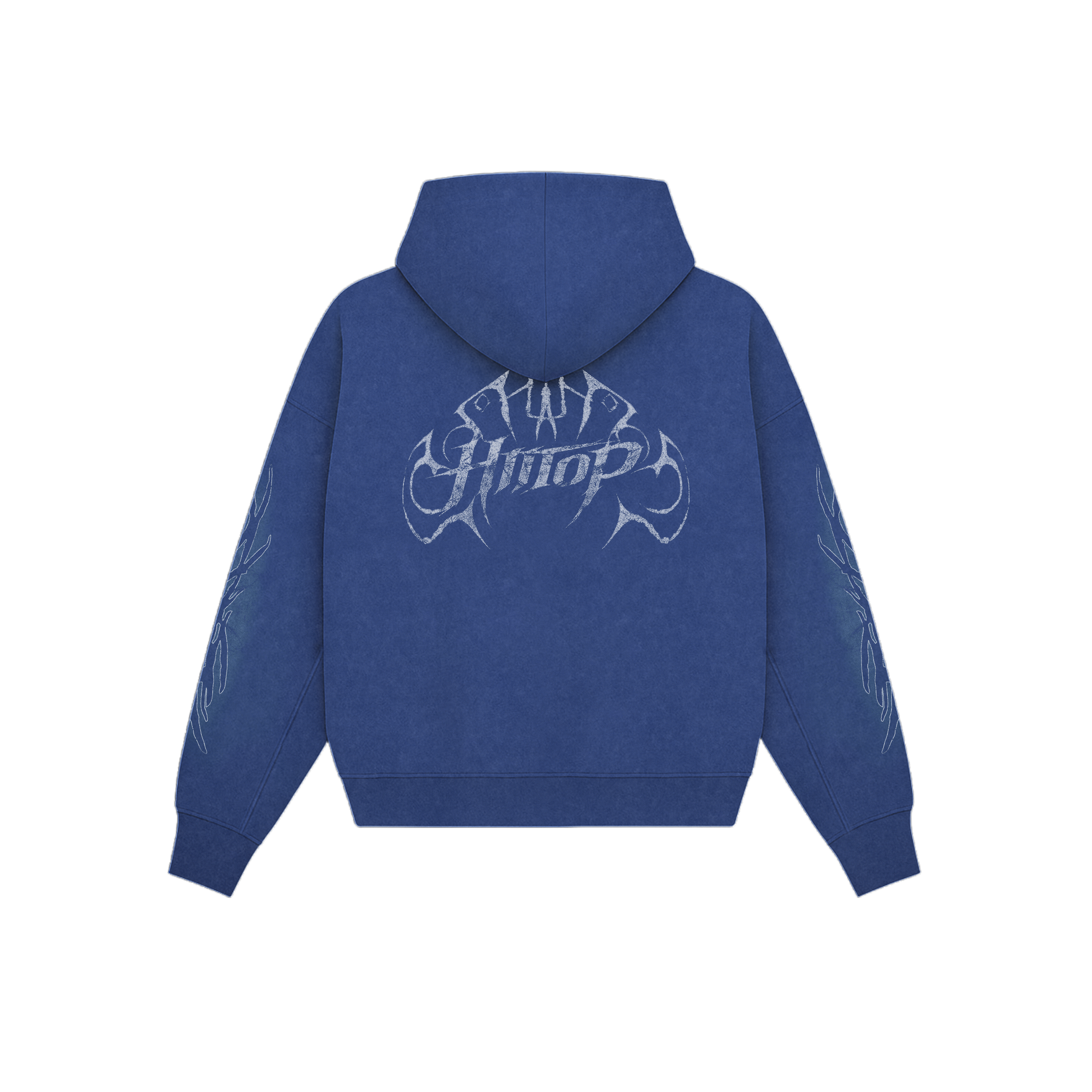 DOBLE ZIP HOODIE BLUE BREAK FRAME