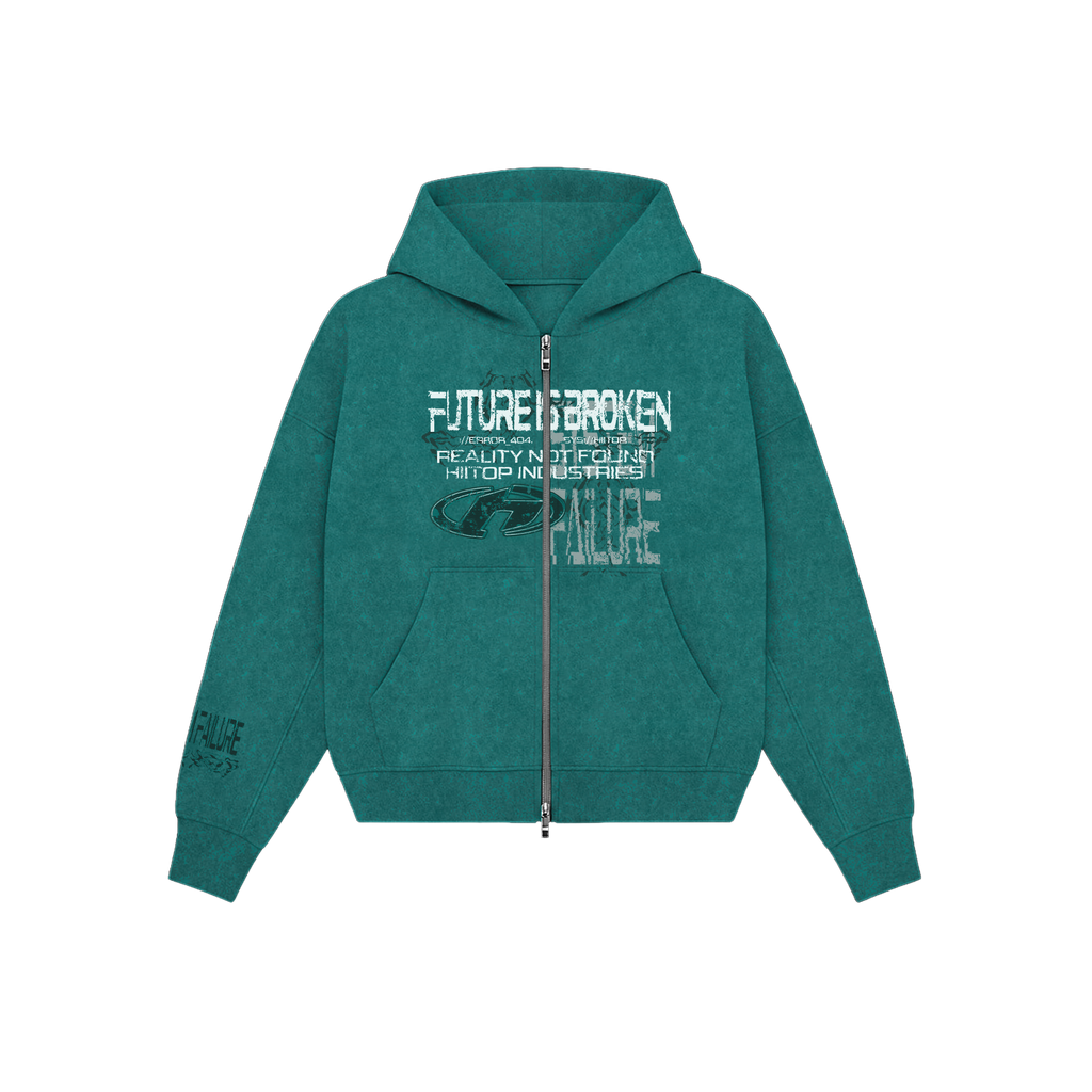 DOBLE ZIP HOODIE DISTORTED REALITY
