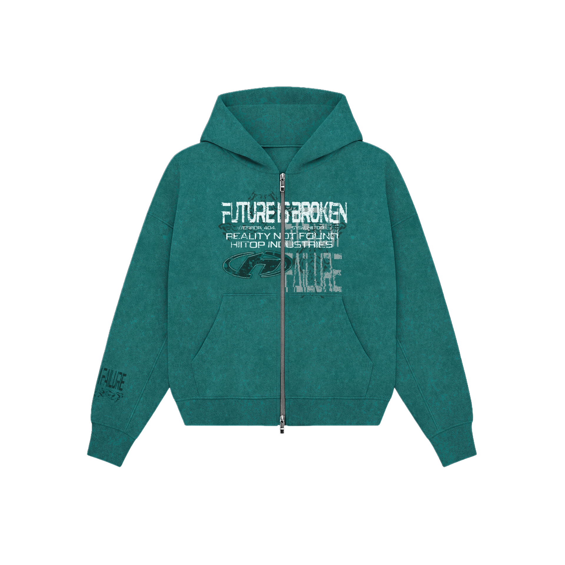 DOBLE ZIP HOODIE DISTORTED REALITY