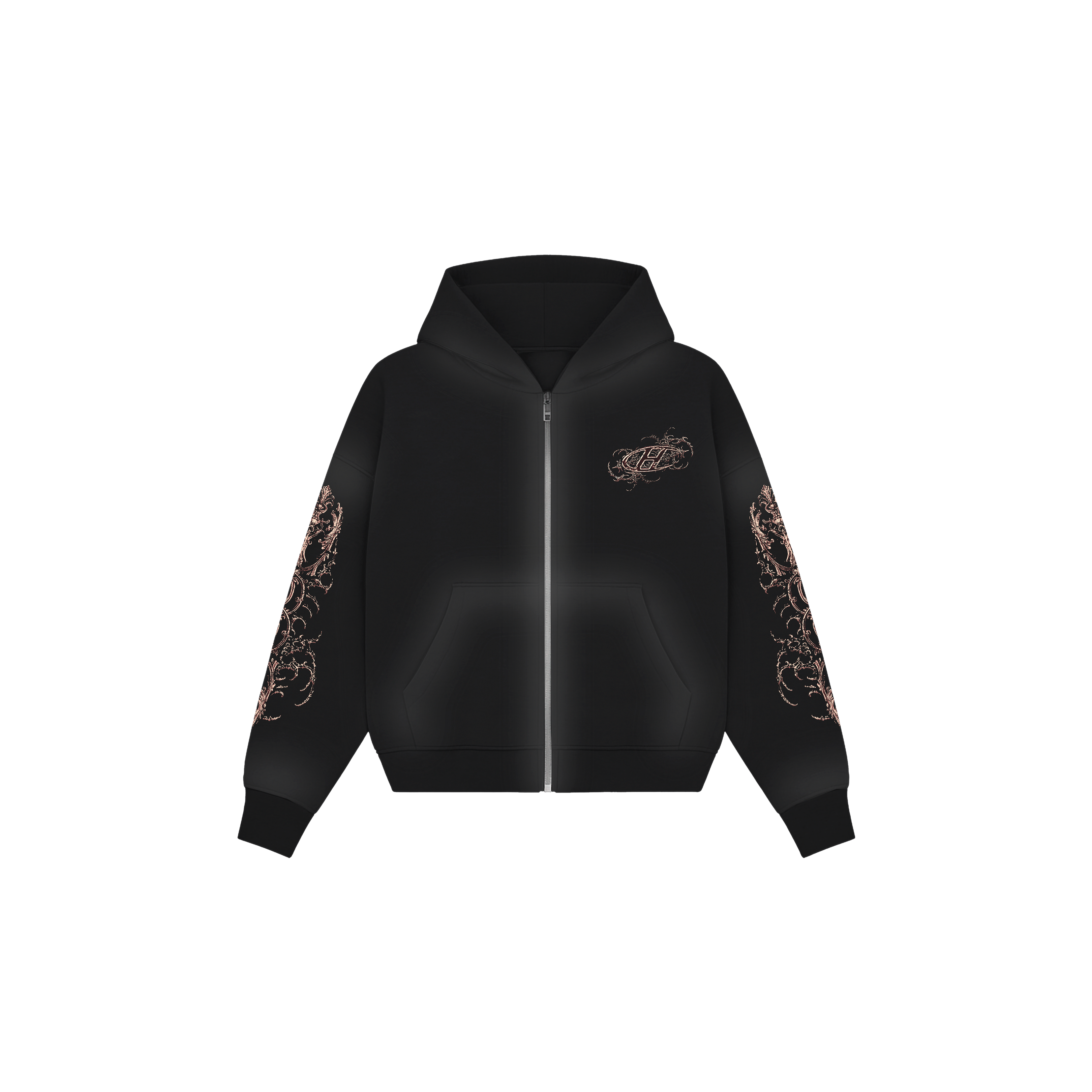 ZIP HOODIE NEGRA MOTHER OF PAIN