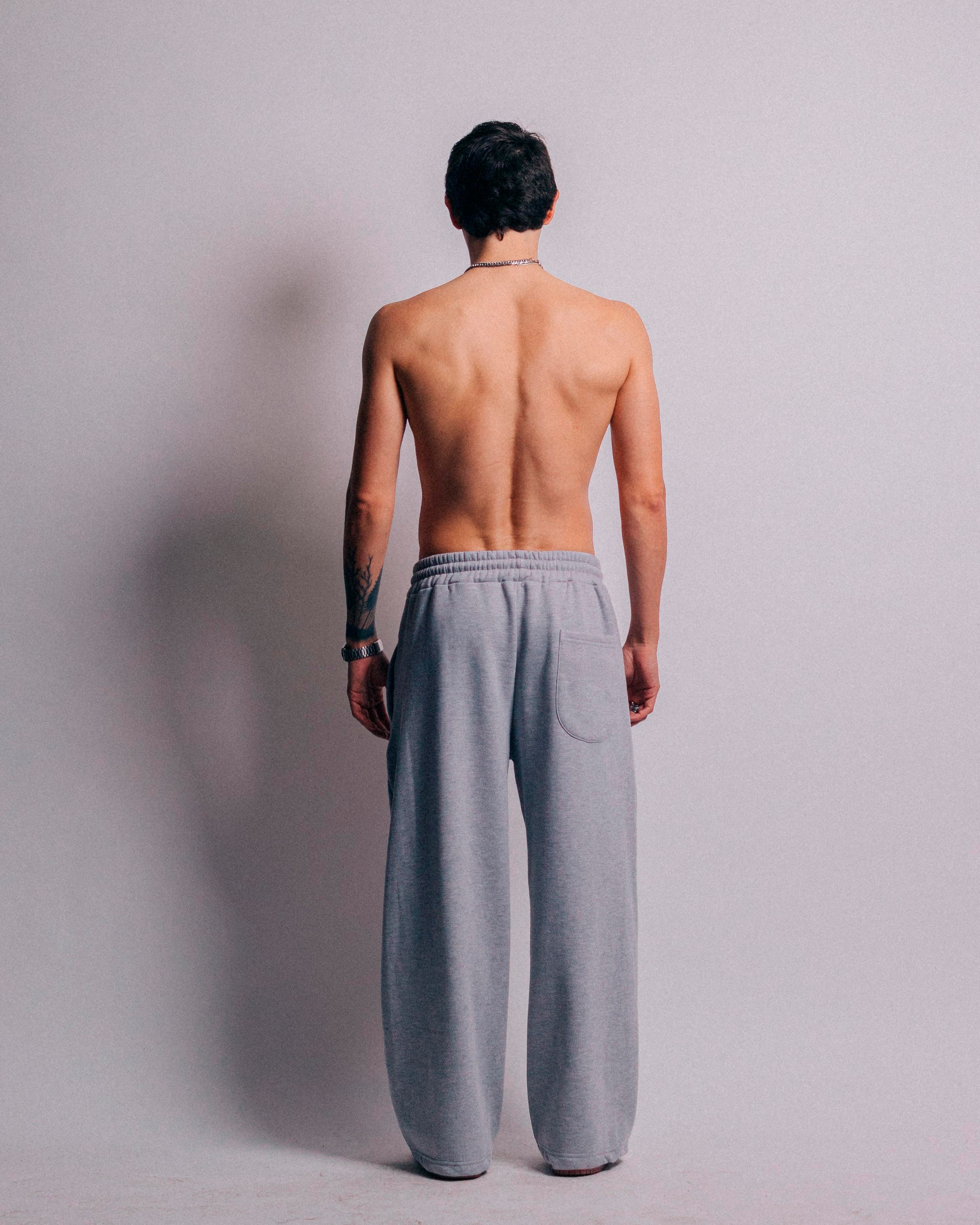 Adjustable Baggy Melange Pant