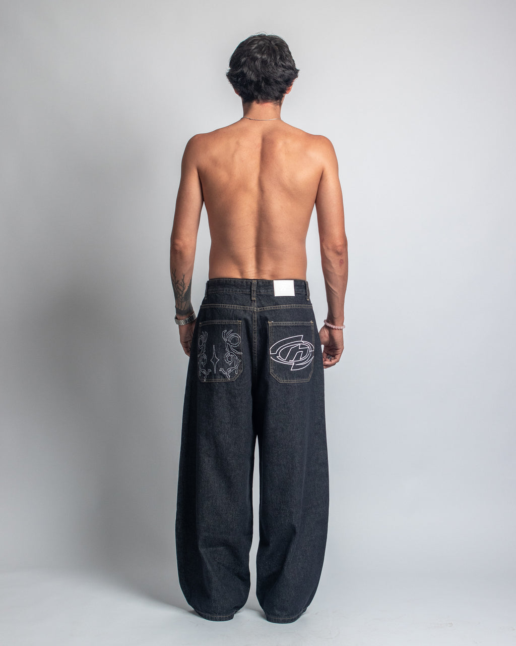 RAW DENIM BLACK H