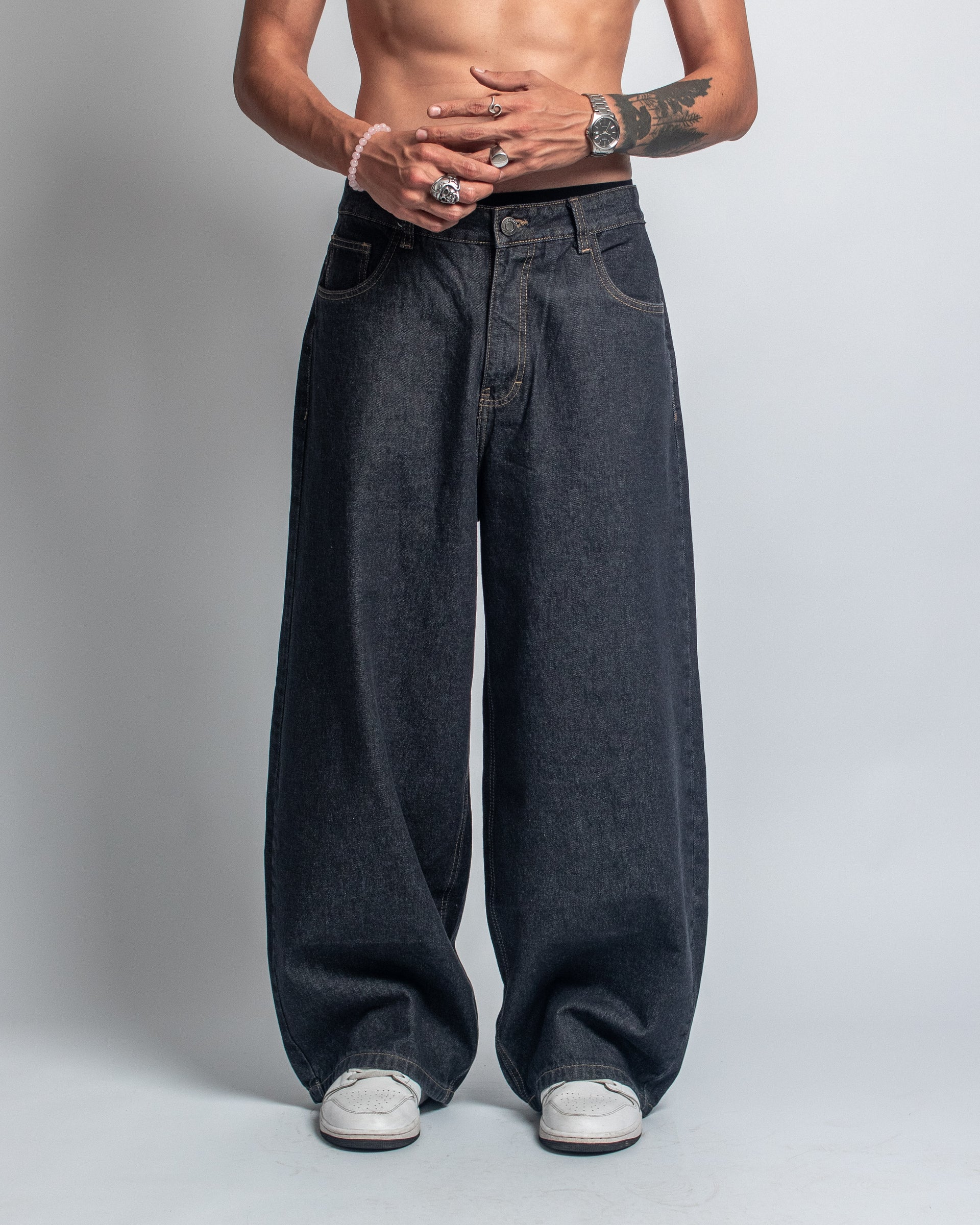 RAW DENIM BLACK H