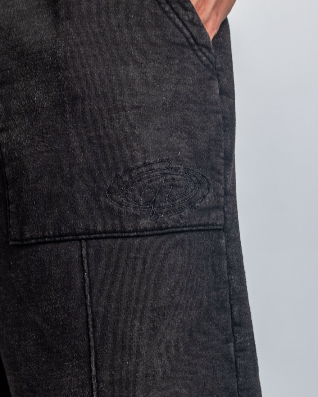 WIDE PANT BLACK VEIN